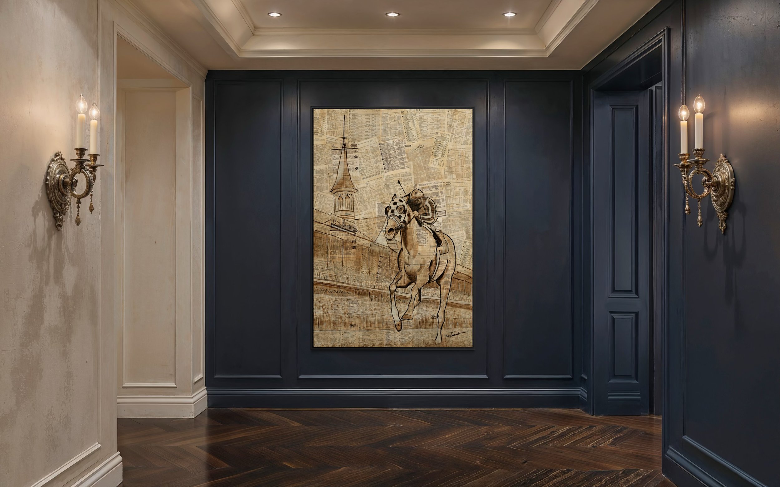 1973 Secretariat original painting