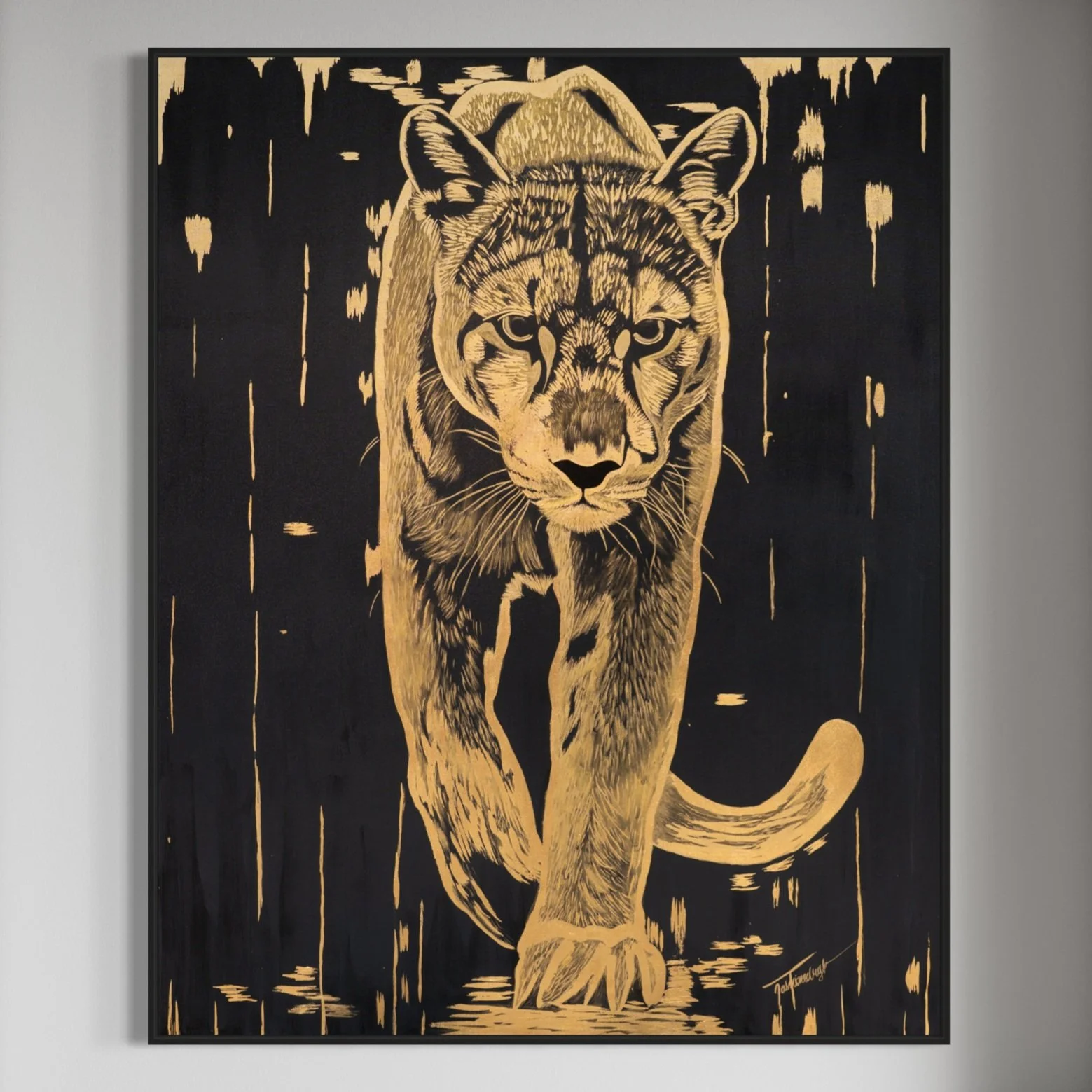 Gilded  - Original Painting 48" x 60"