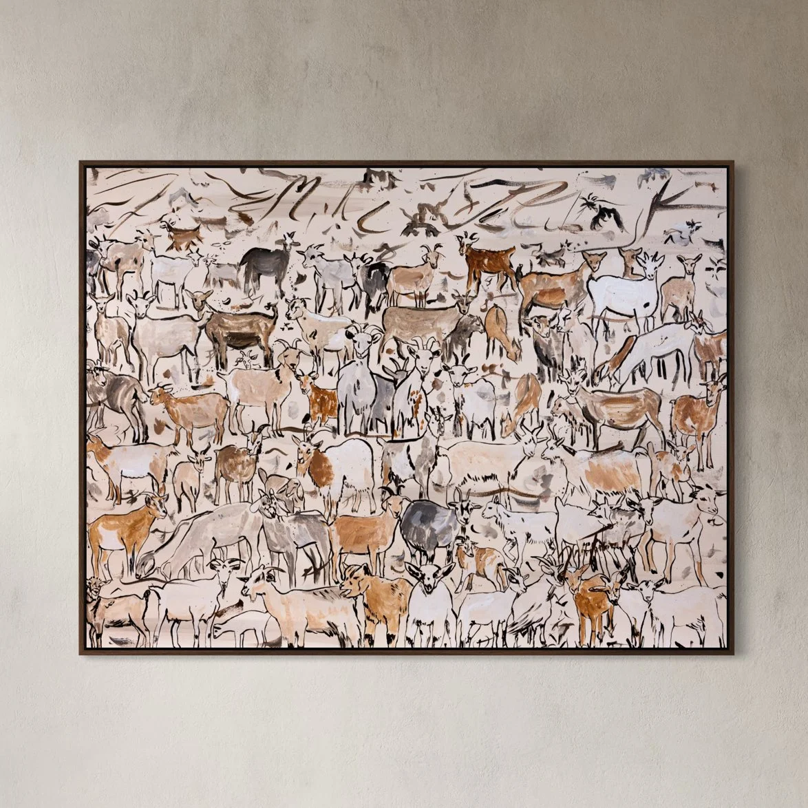 Playful Herd | Original Painting MG