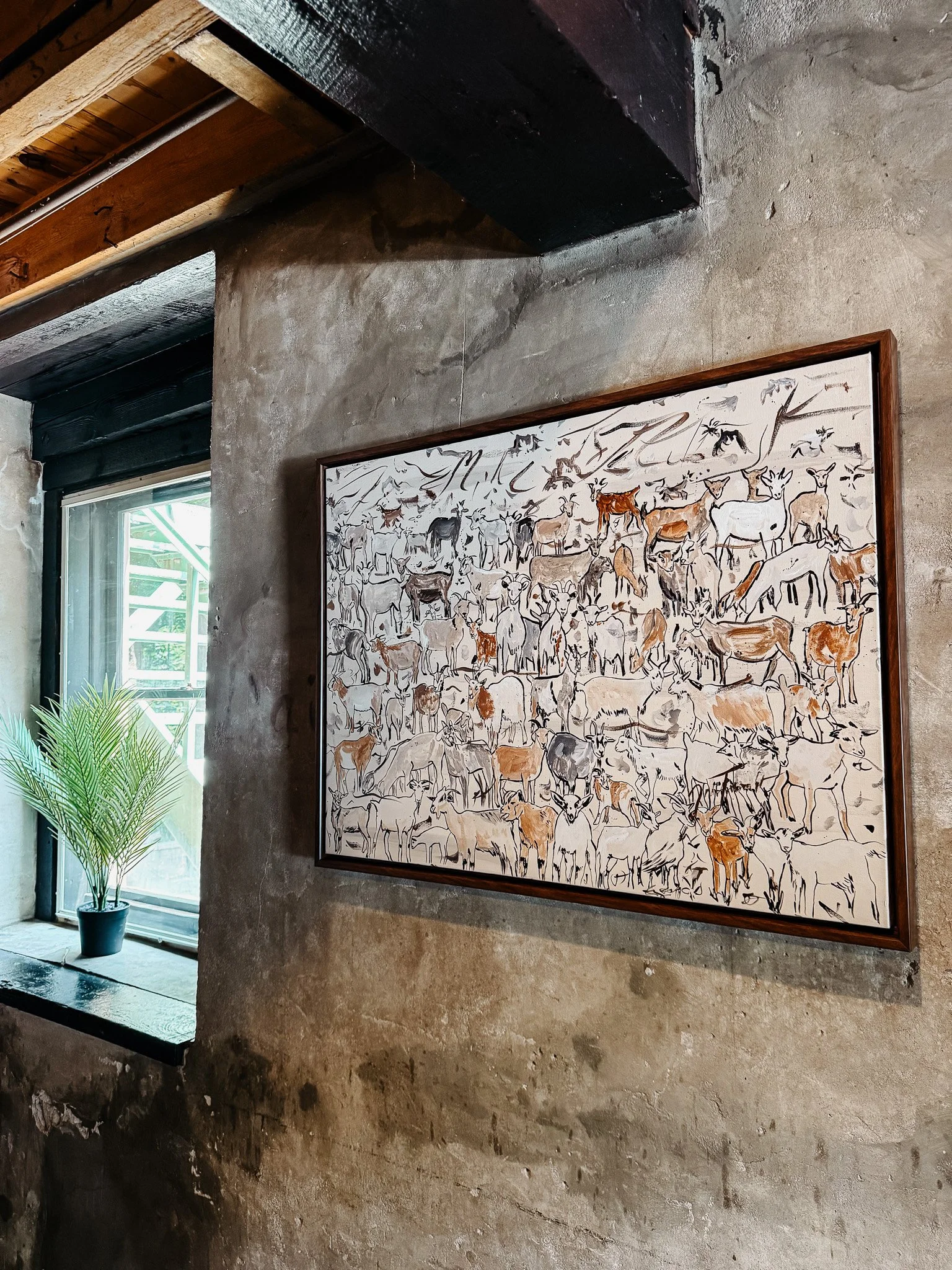 "Playful Herd"  -  -  $5,400  -  -  *Original and prints available