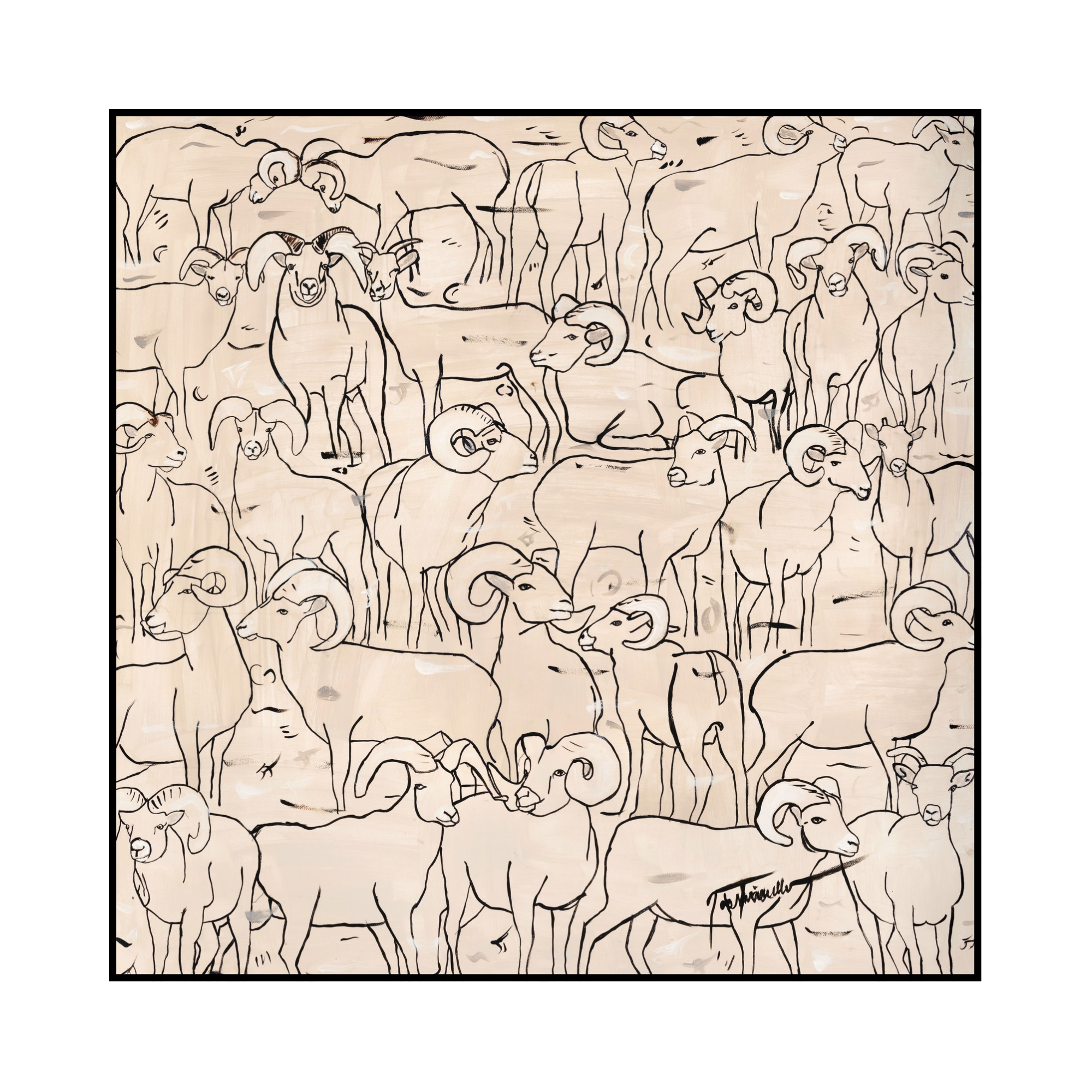 Bighorn Herd | Original Painting