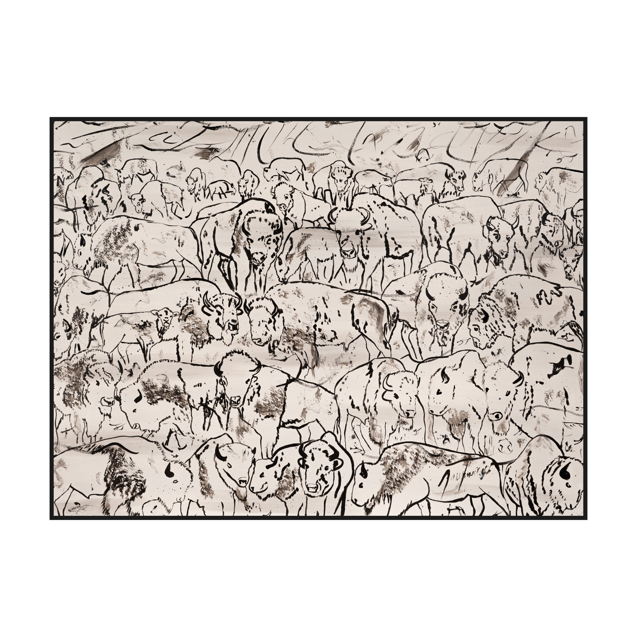 Stampeding Herd II | Original Painting