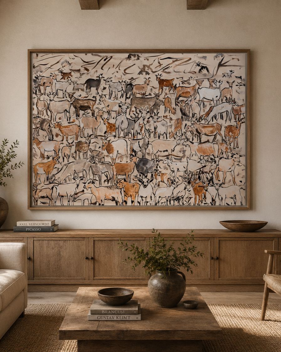Playful Herd | Print