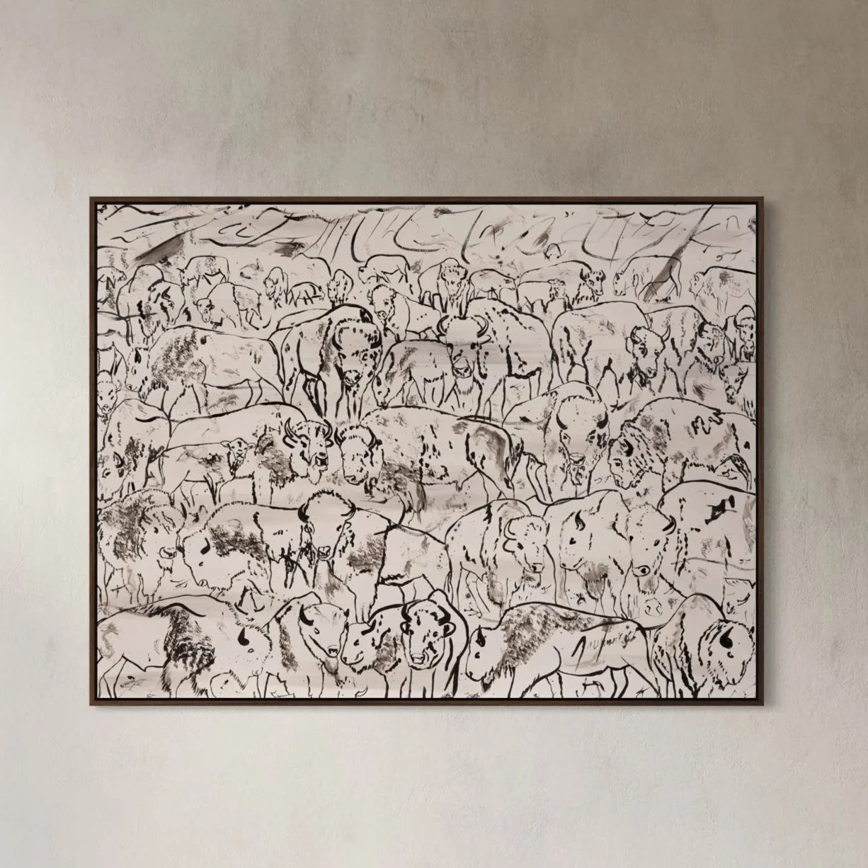 Stampeding Herd II | Original Painting