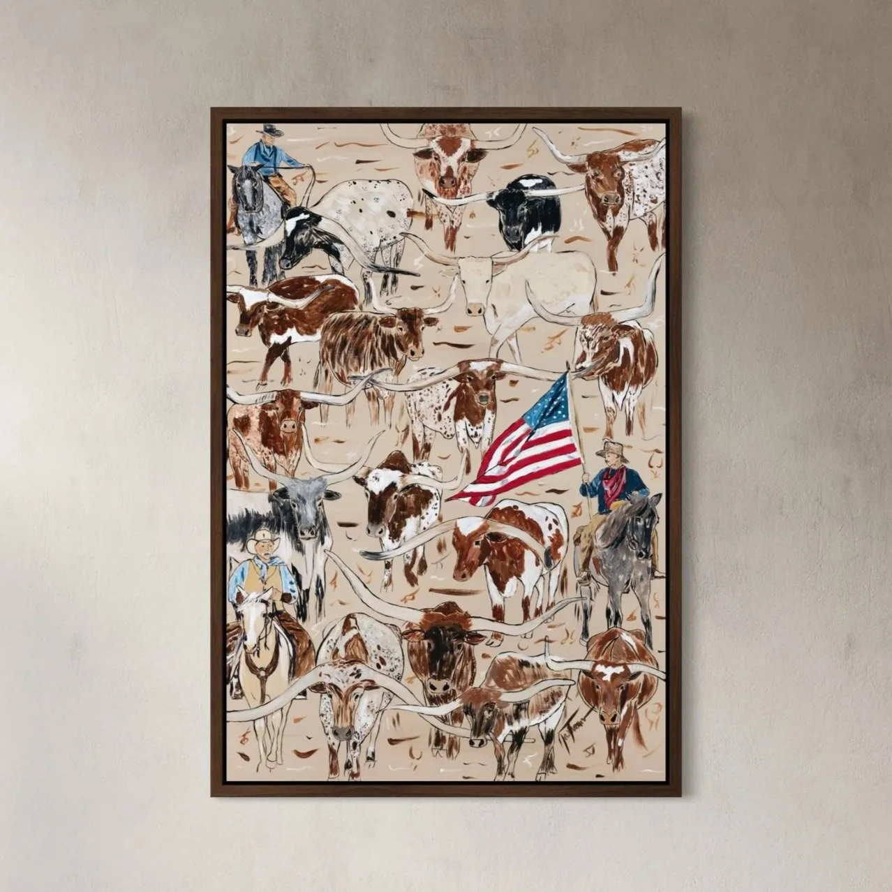 Fort Worth Herd | Original Painting