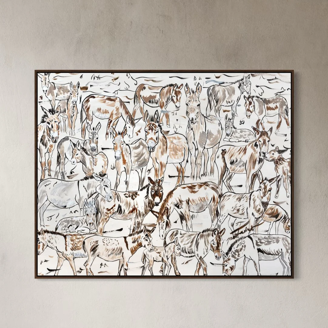 Braying Herd  | Original Painting