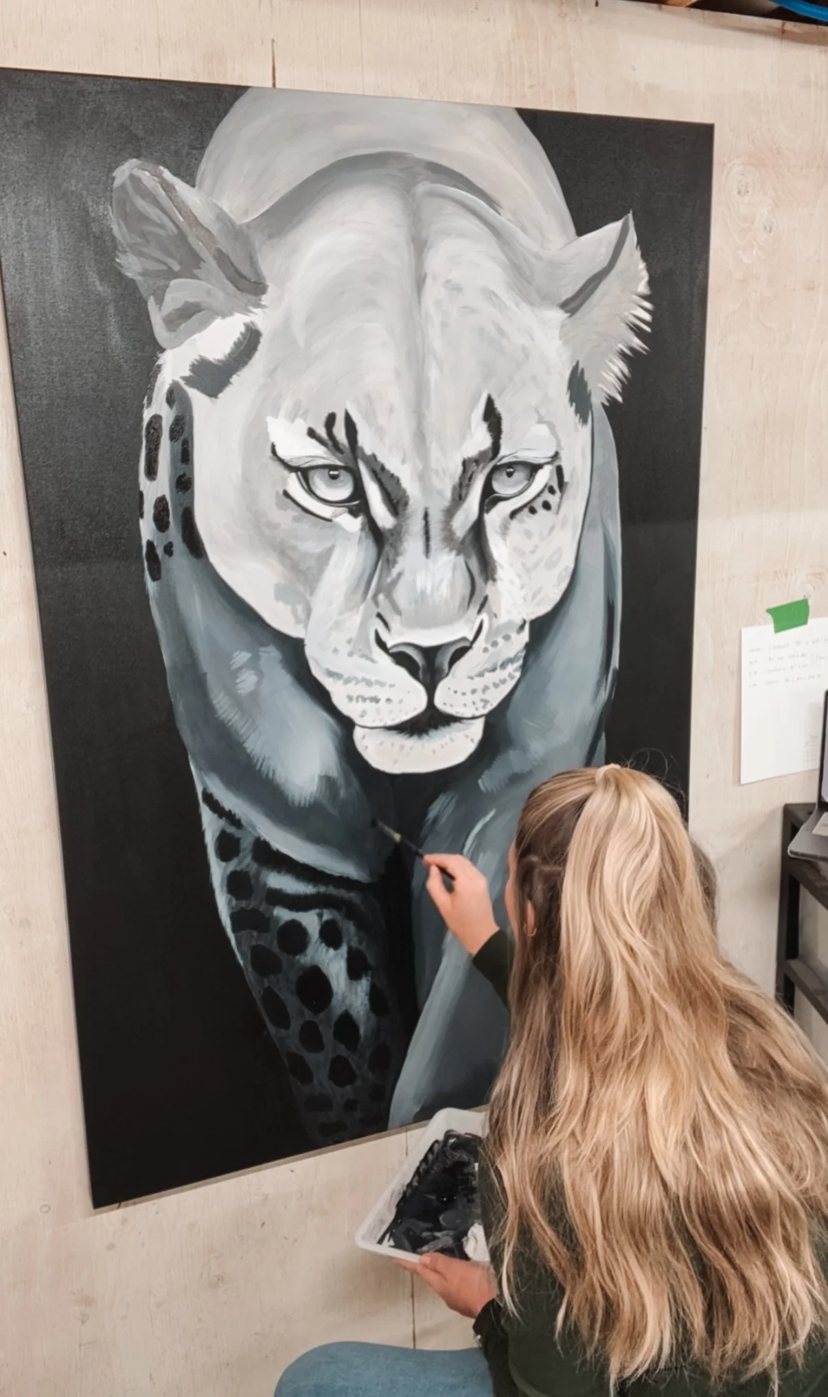 Working on the spots on Obsidian