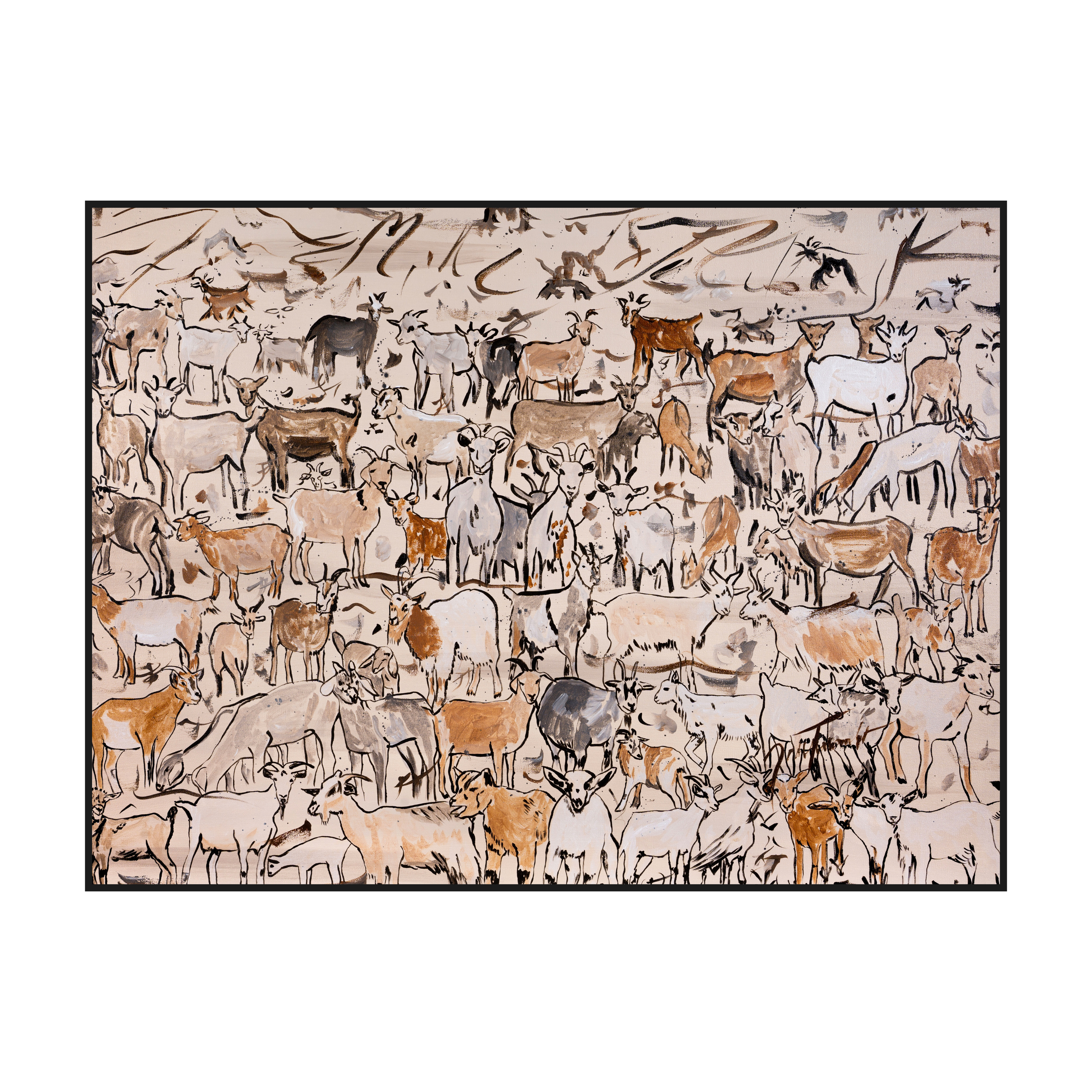 Playful Herd | Original Painting MG