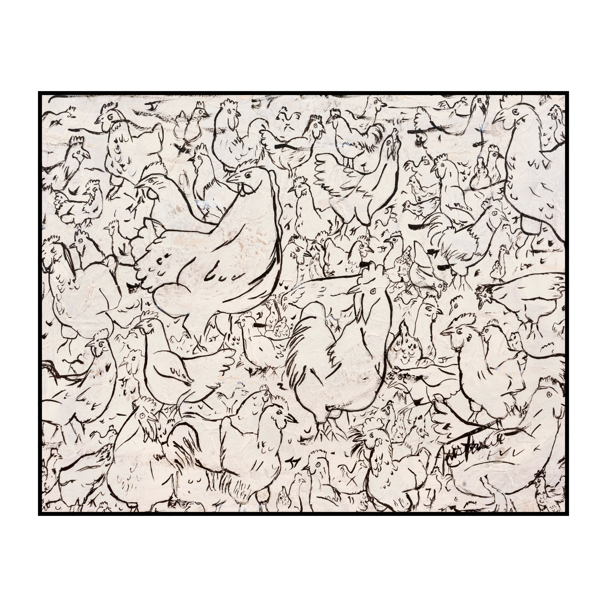 Gobbling Herd  | Original Painting