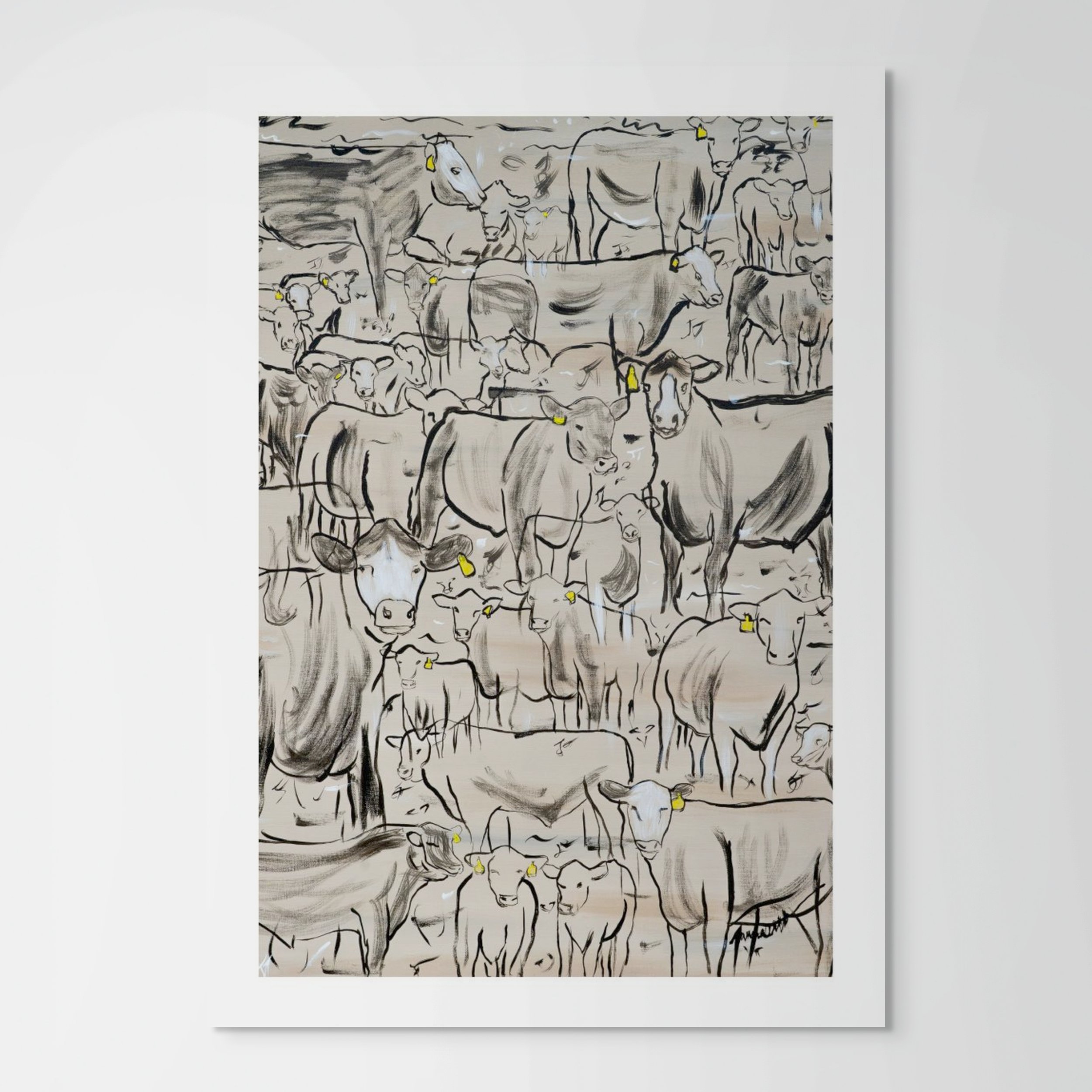 Angus Herd Limited Edition Print