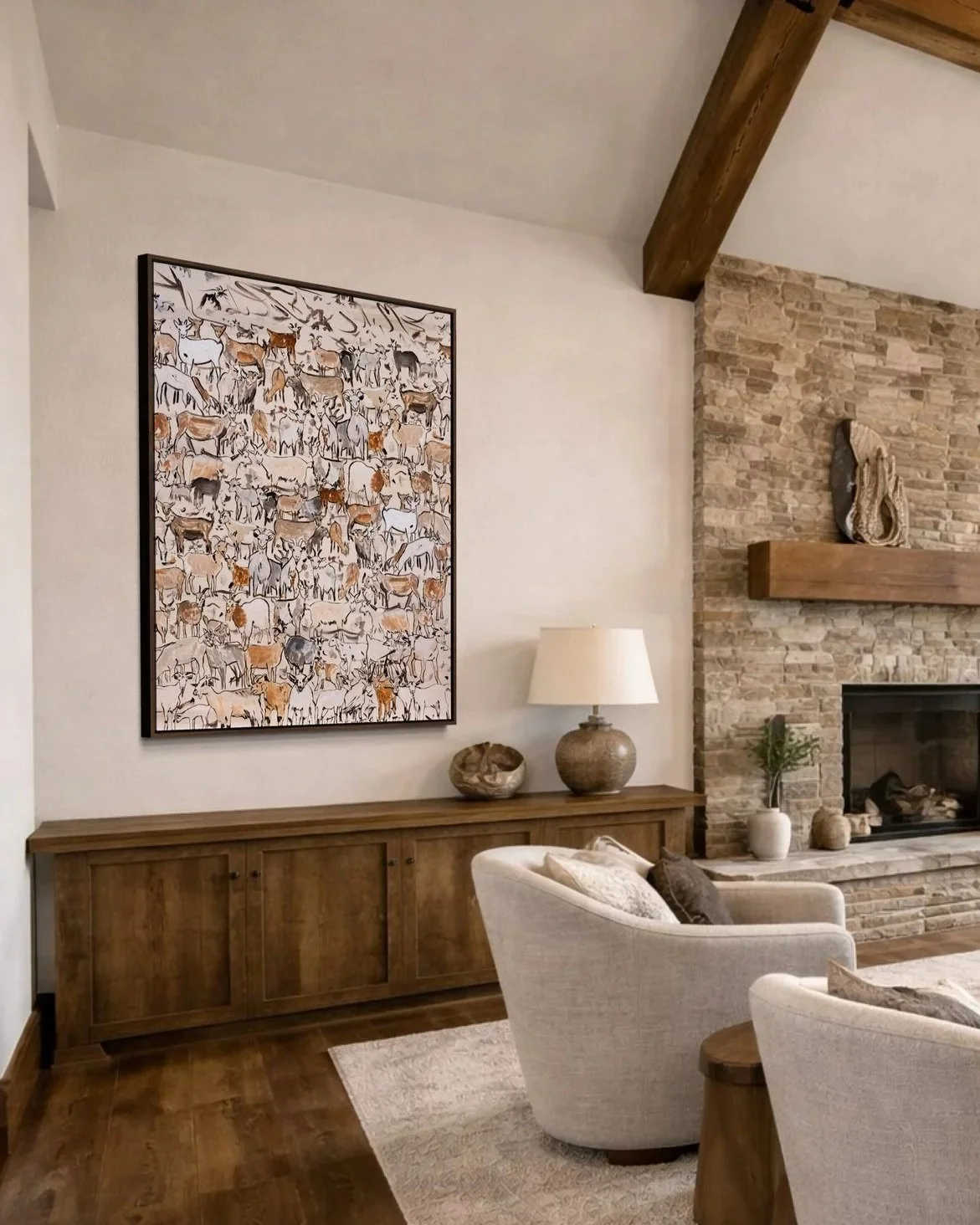 Playful Herd | Print