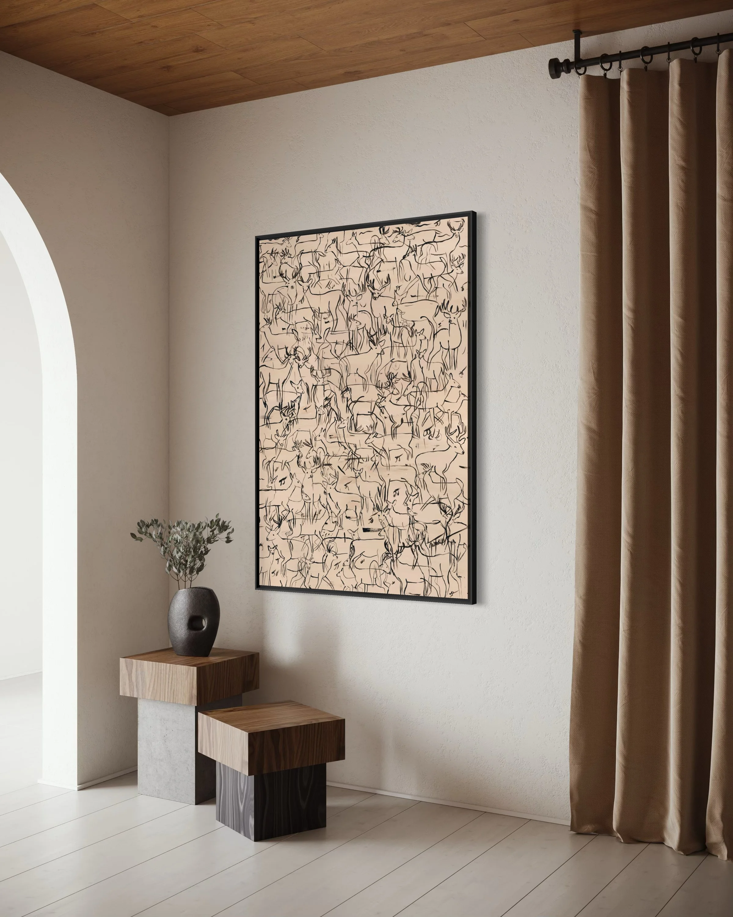 Whitetail original painting