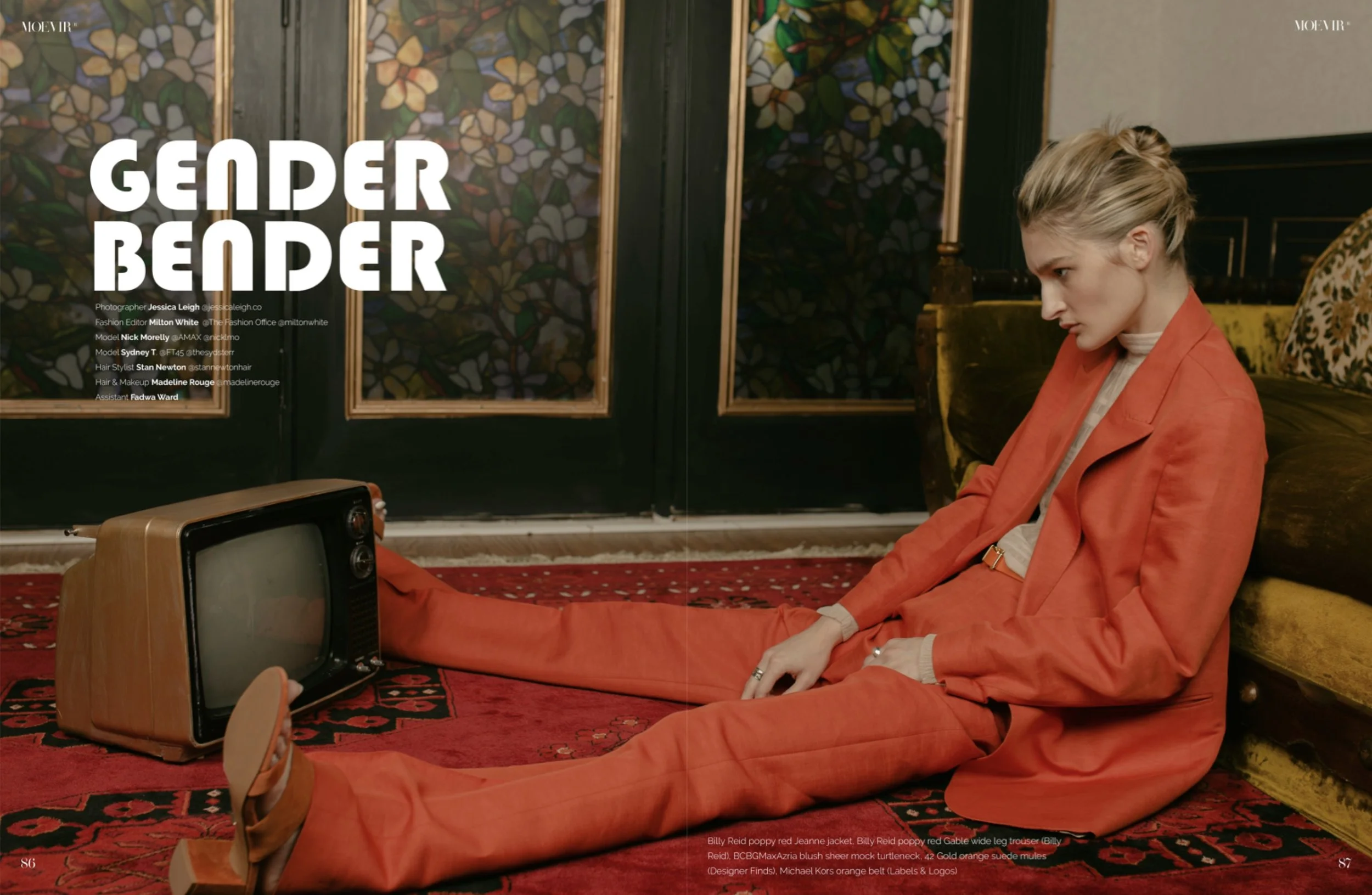 Photographer: Jessica Leigh (jessicaleigh.co)
Hair: Stan Newton (stannewtonhair)
Makeup: Madeline Rouge (madelinerouge)
Location: Paper House (paperhousetn)
Editorial for Moevir Magazine