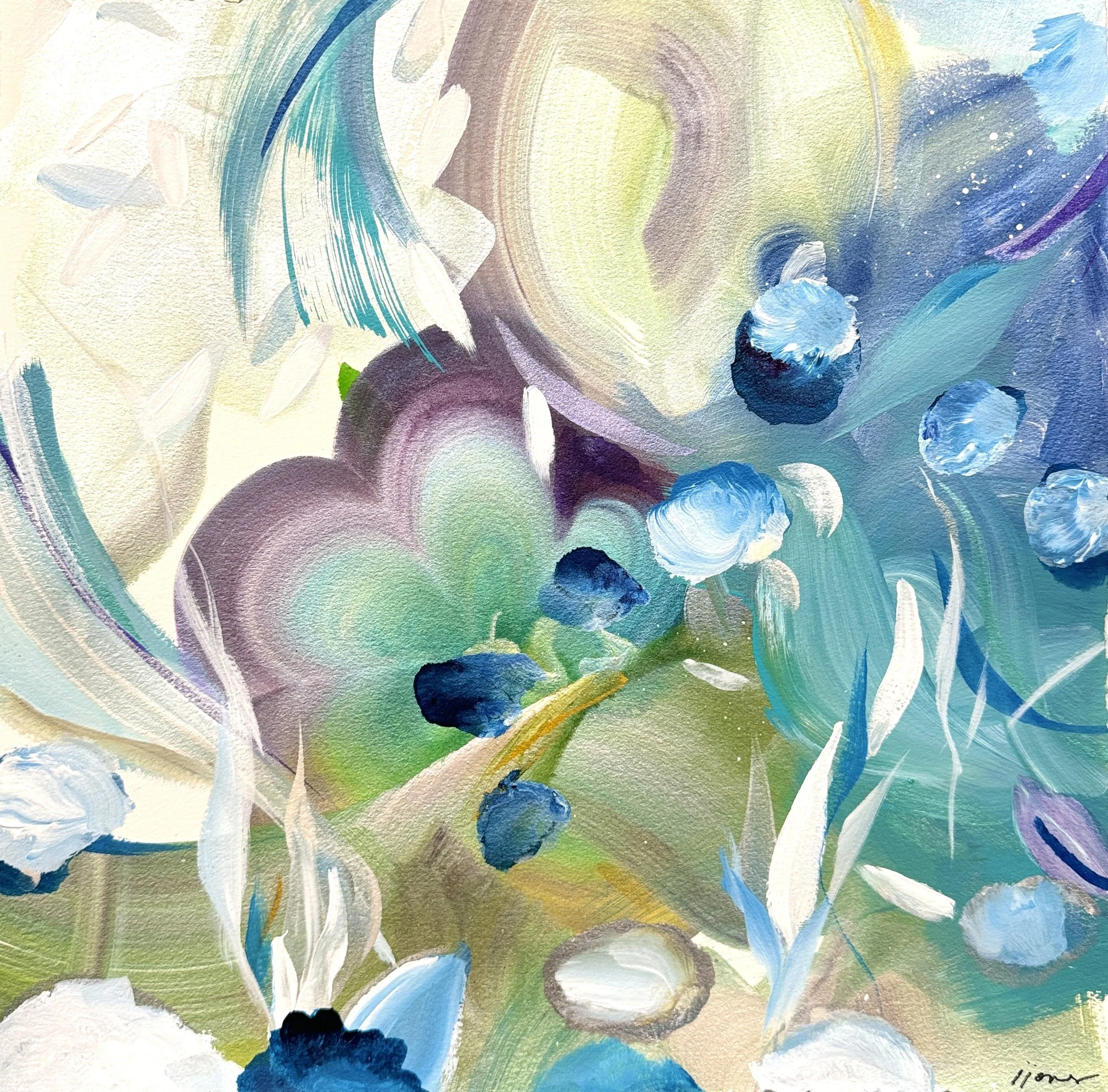 “Myths & Truths III”  16”H x 16”W Painting on Paper ©2024 Jennifer J. L. Jones
SOLD