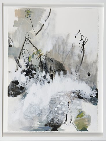 Clouds and Rafters No. 2 |
30″H x 22.5″W paper (34″H X 26″W framed) |
Mixed media painting on paper
©2016 Jennifer J L Jones |
SOLD