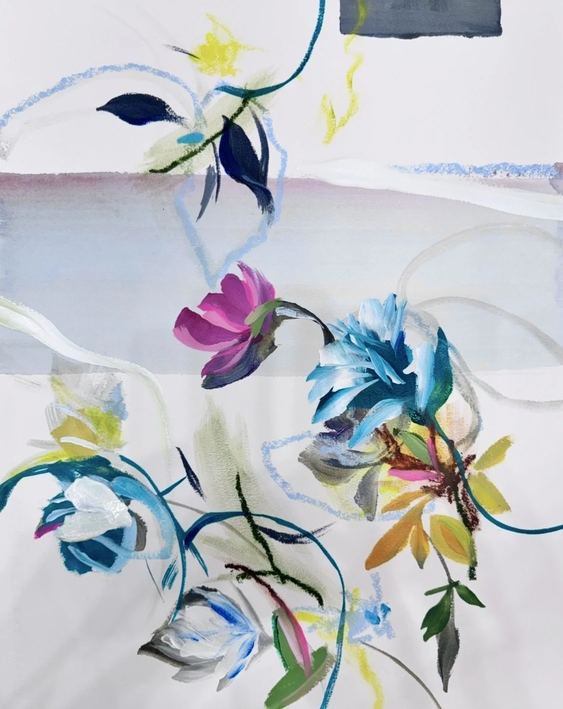 Snowlight & Bloom: Stillness
20 x 16 in.
Painting on Paper
©2025 Jennifer J.L. Jones
Available at Jennifer J.L. Jones Fine Art, Beaufort, S.C. U.S.