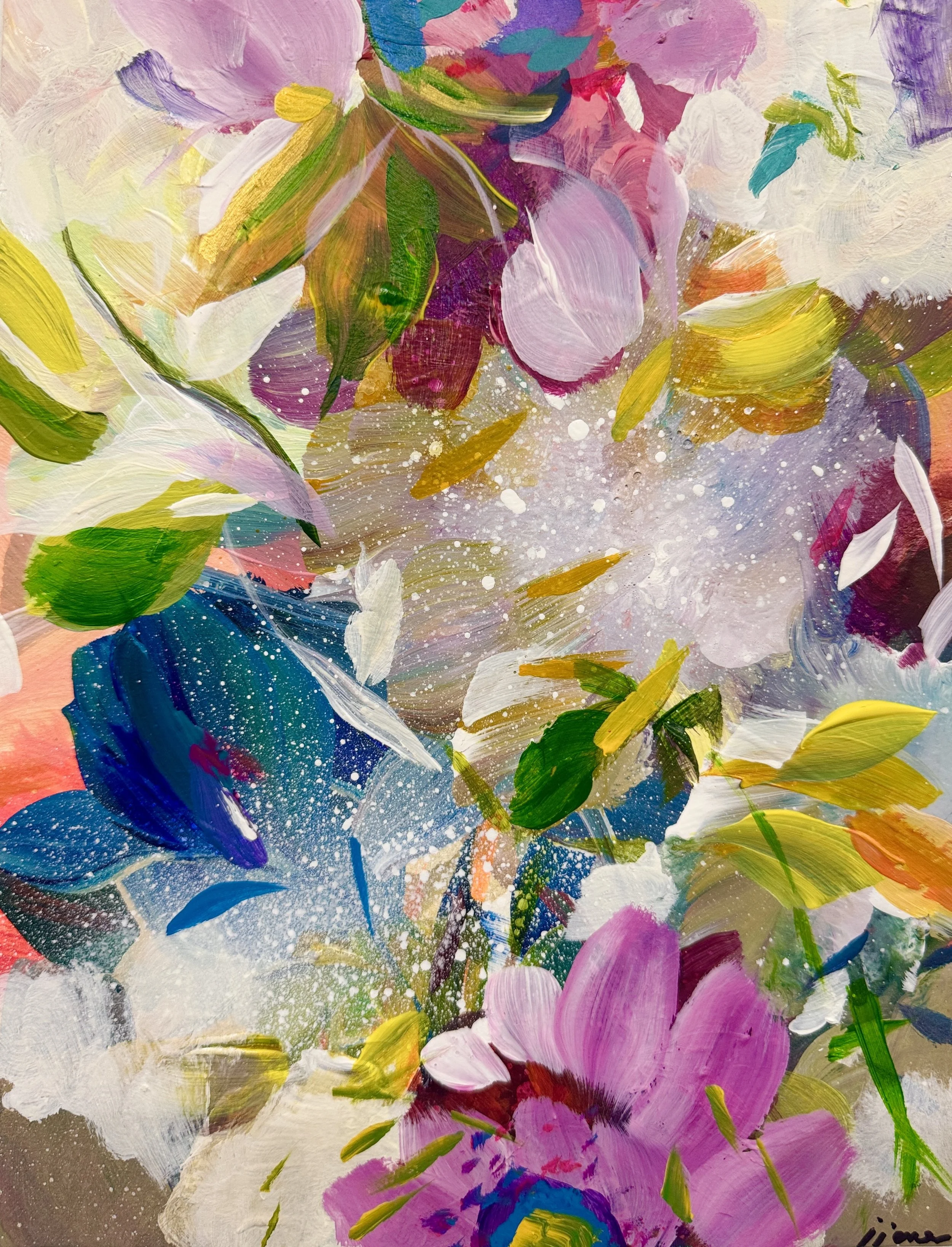 Hum No. 1
12 H x 9 W in.
Painting on Paper
©2024 Jennifer J. L. Jones
SOLD