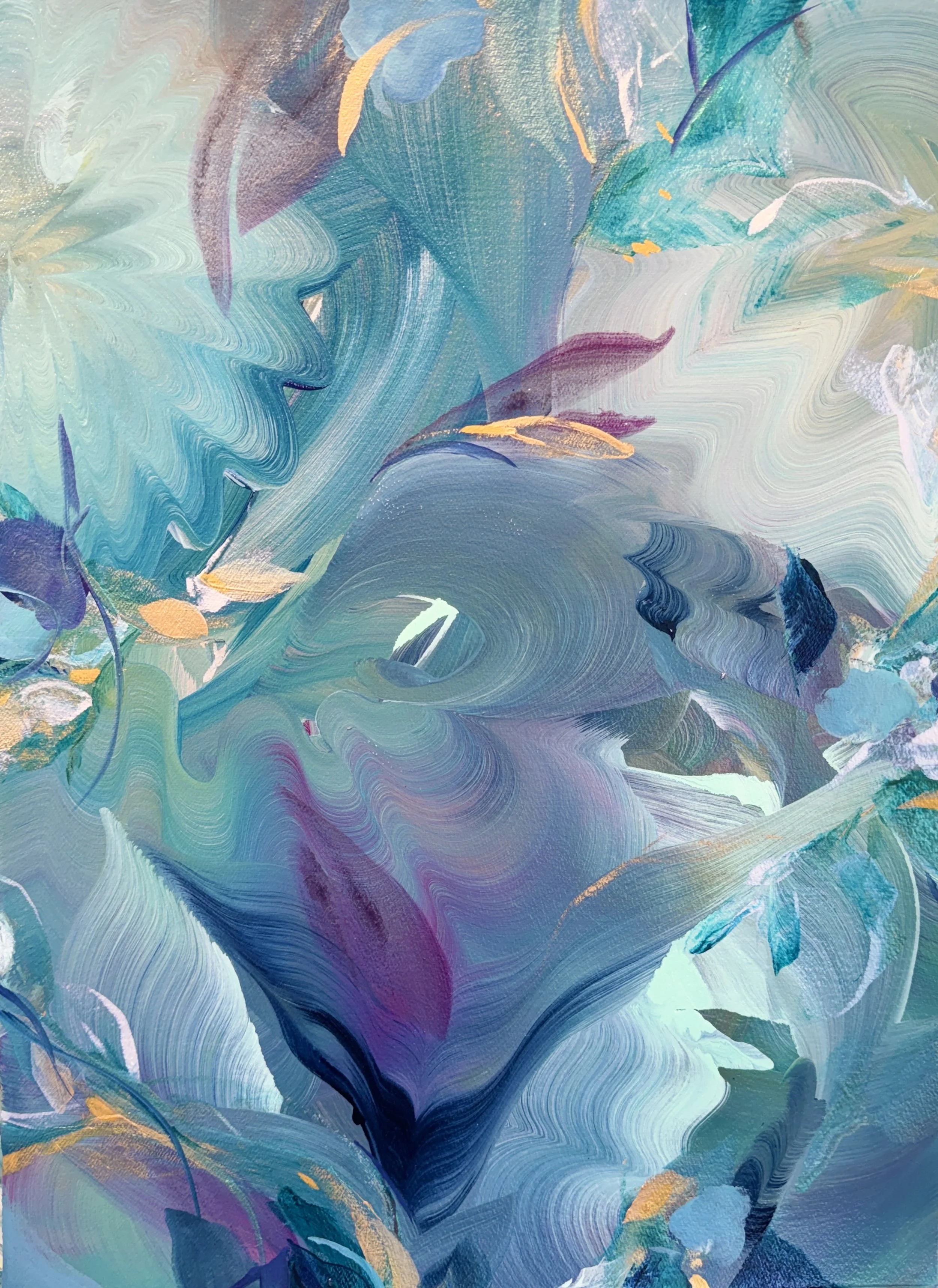 Light Stream No. 1
30 h x 22.5 w in.
Painting on paper
©2025 Jennifer J. L. Jones
Available at Jennifer J. L. Jones Fine Art, Port Royal, S.C.