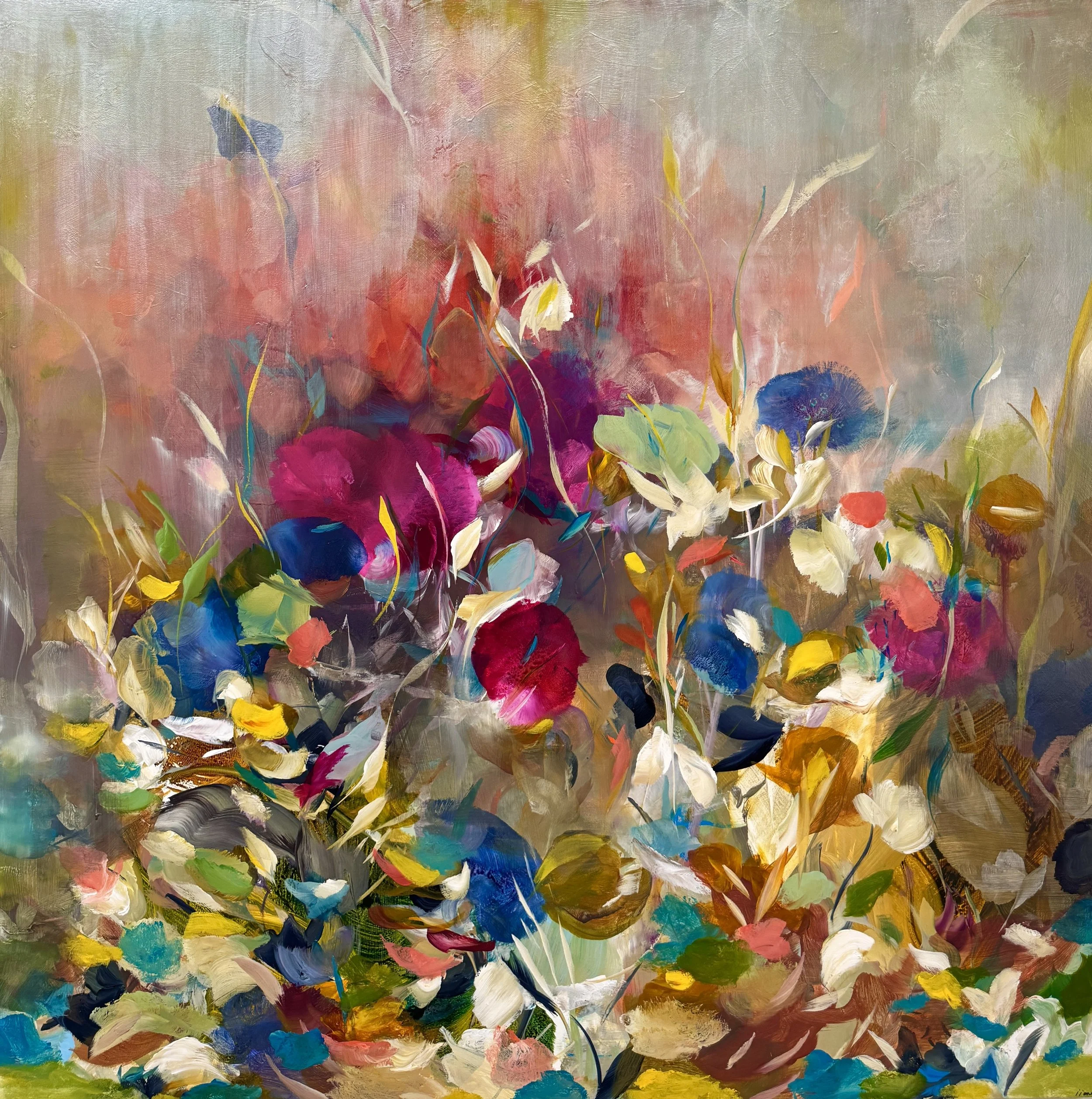 Stillwild
48 x 48 in. 
Painting on baltic birch wood panel
©2025 Jennifer J. L. Jones
SOLD