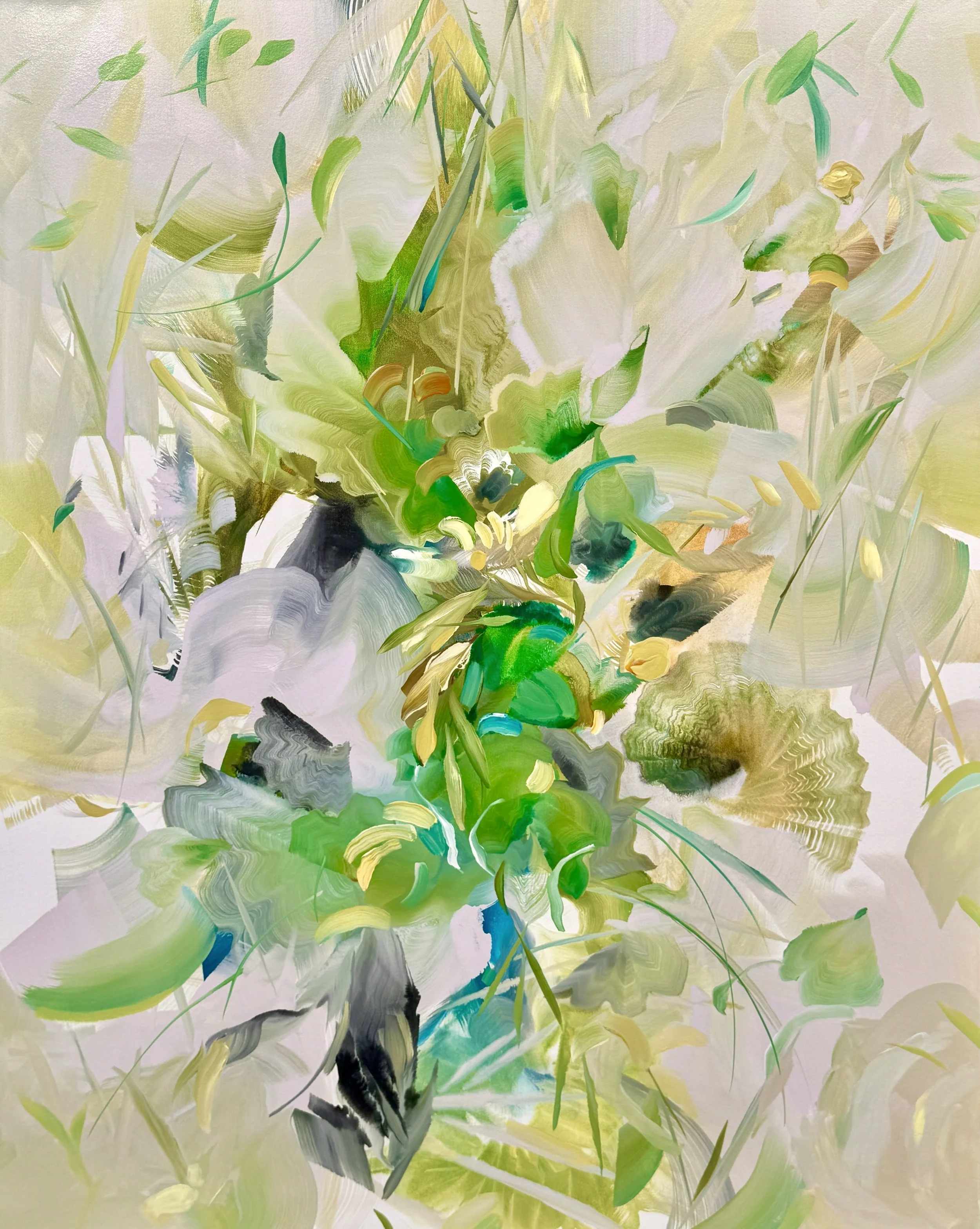 Lightfall
60h x 48w in. 
Painting on Canvas
©2026 Jennifer J. L. Jones
Available at New River Fine Art, Ft. Lauderdale FL, U.S.