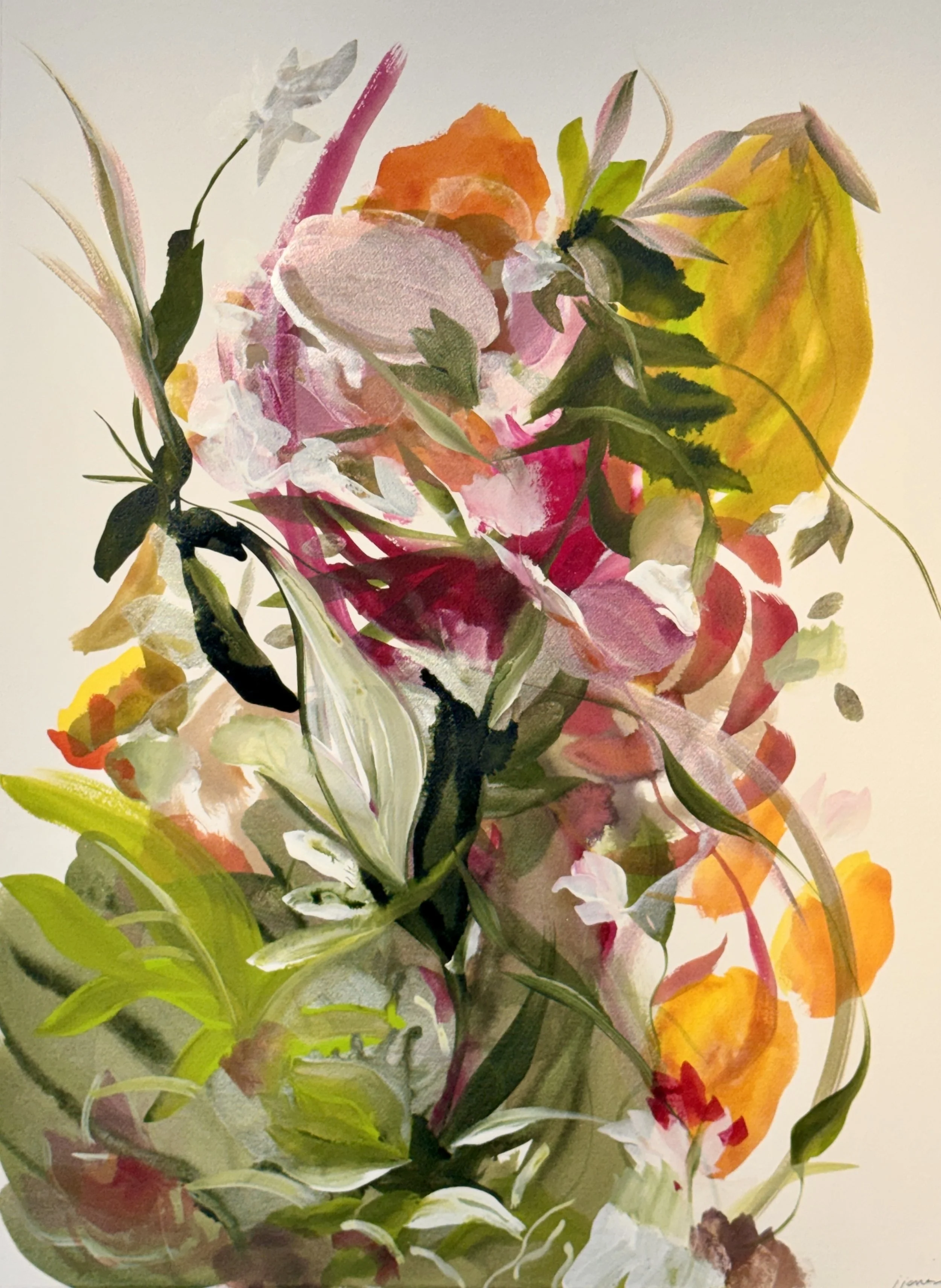 Nexus No.1
30h x 22w in. 
Painting on Paper
©2026 Jennifer J. L. Jones
Available at New River Fine Art, Ft. Lauderdale FL, U.S.