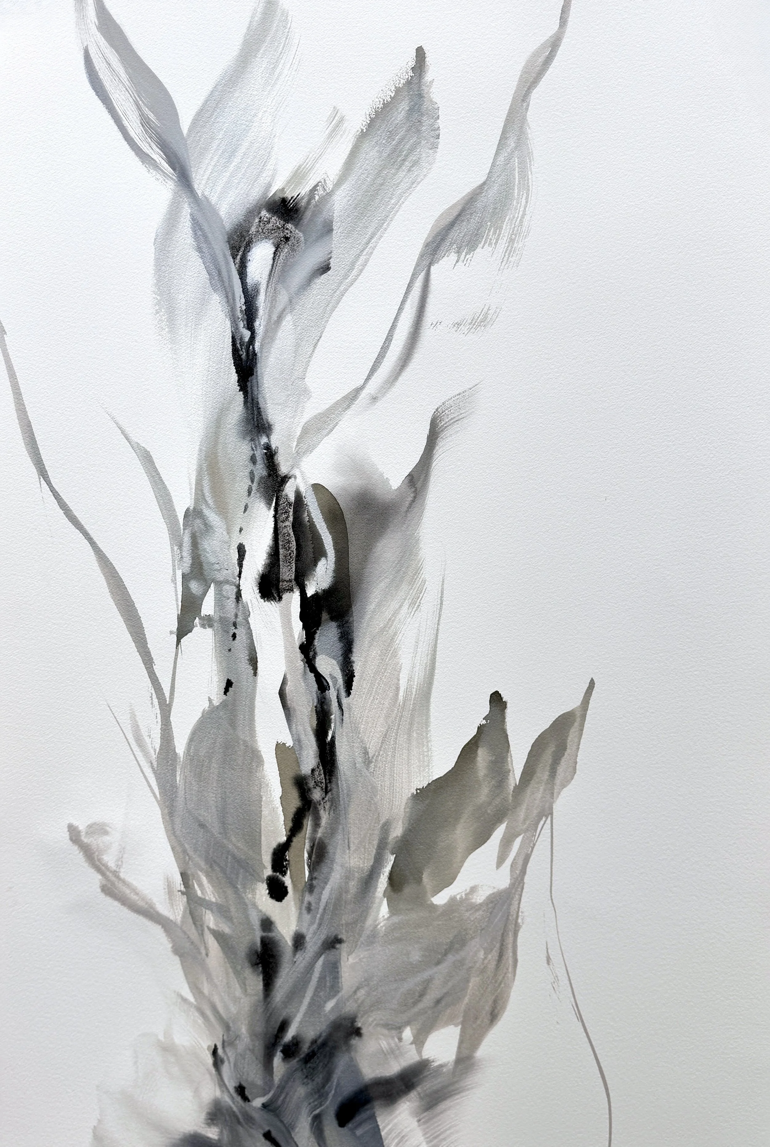 Shapeshifter No.2
60h x 40w in. 
Painting on Paper
©2026 Jennifer J. L. Jones
Available at New River Fine Art, Ft. Lauderdale FL, U.S.