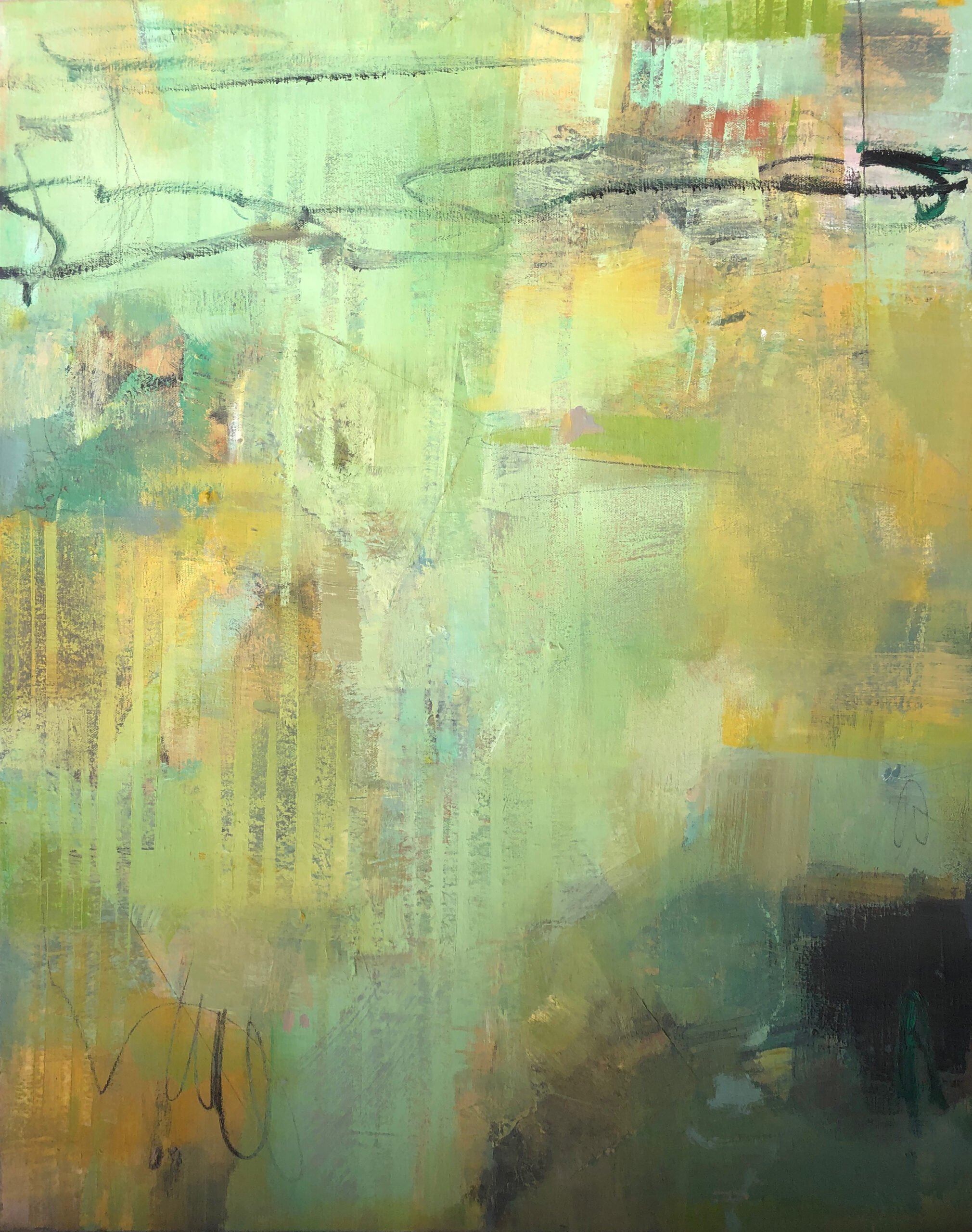SOLD--YOU CAN'T STOP THE SPRING
24x30"  oil on canvas