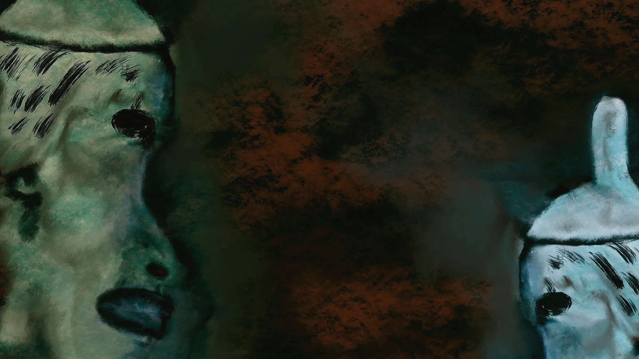 "Deux émissaires"  [2021] - Digital