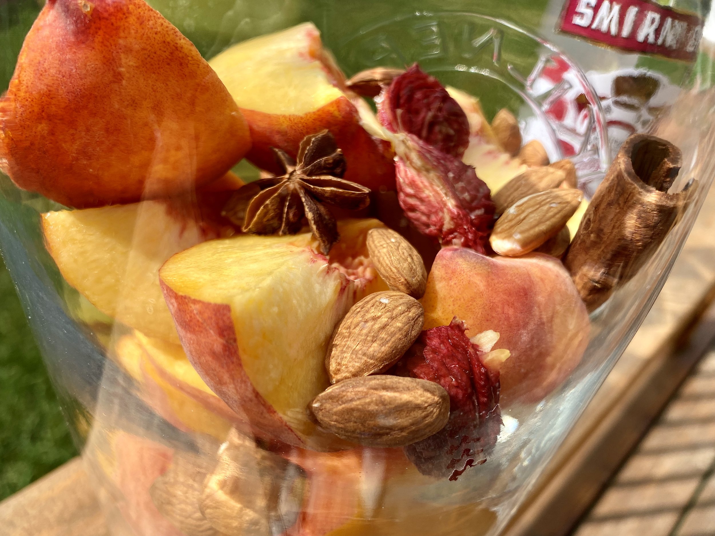 Homemade Peach Liqueur