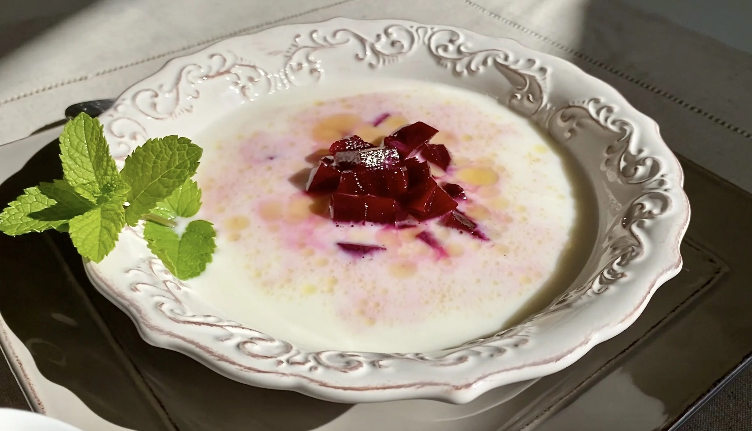 Cold Yogurt Soup / Yoğurt Aşı
