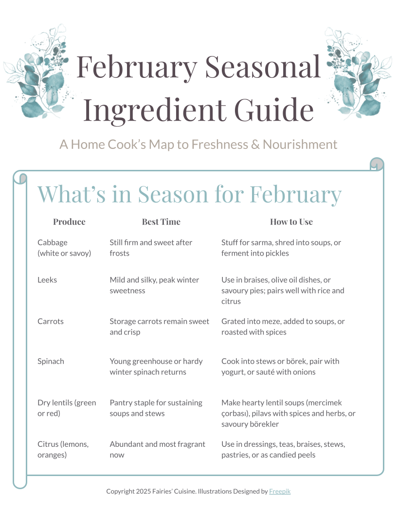 February Seasonal Ingredients Guide by Fairies Cuisine.png