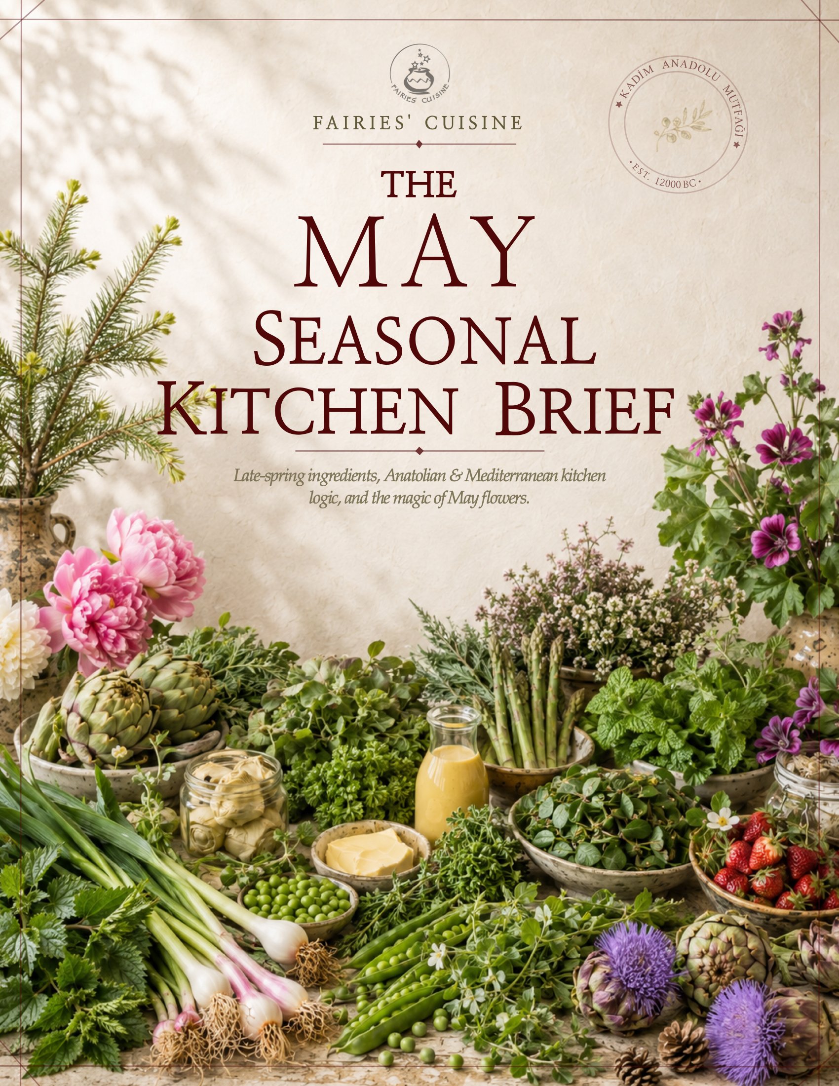 May Seasonal Kitchen Brief by Fairies' Cuisine