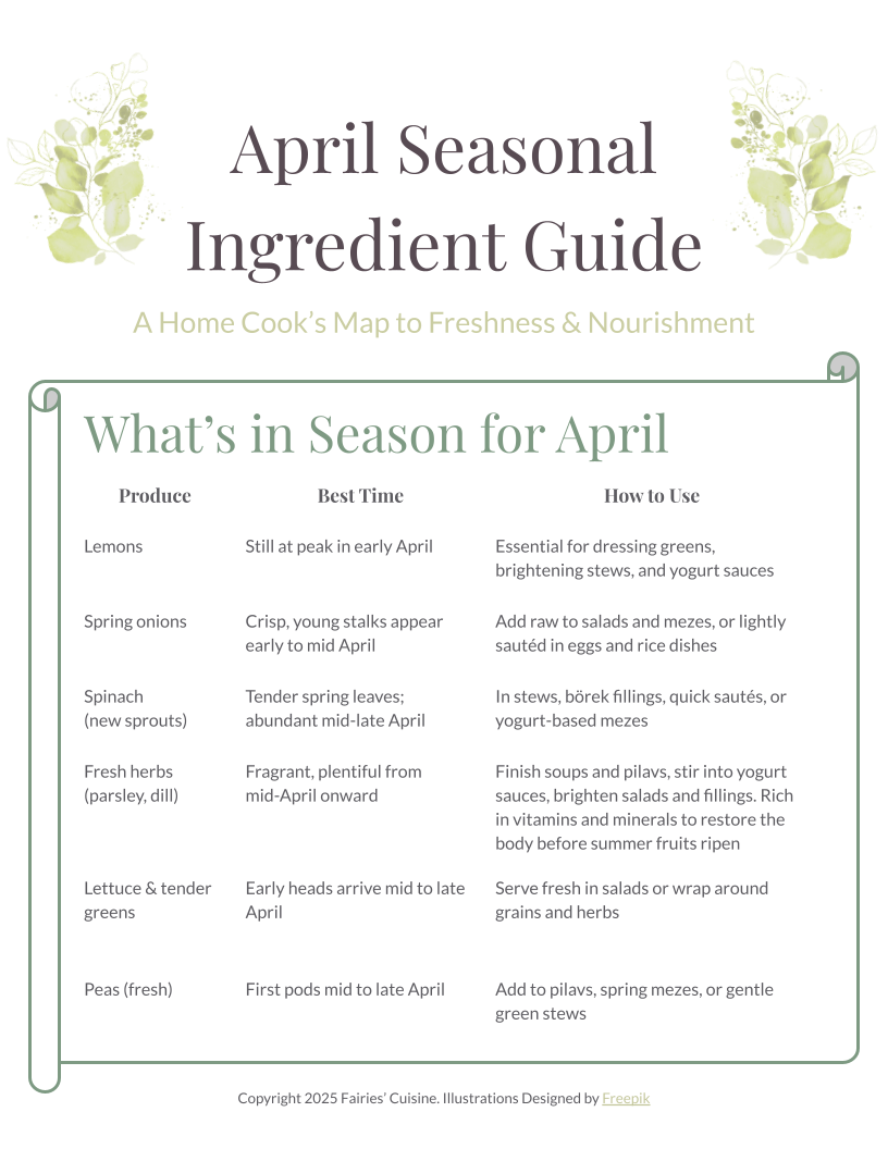 April Seasonal Ingredients Guide by Fairies Cuisine.png