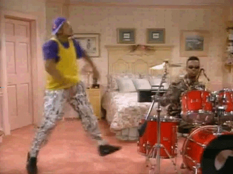 Fresh Prince of Bel-Air. Will Smith dancing. 90's baby. 90's therapist.