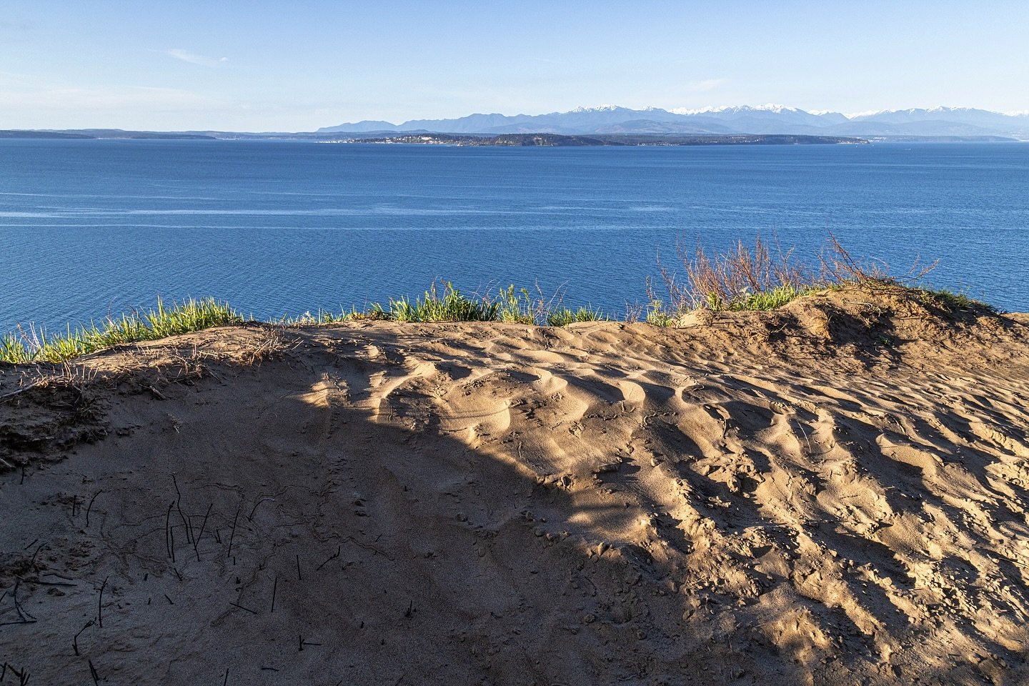 Soft sand on a Spring morning