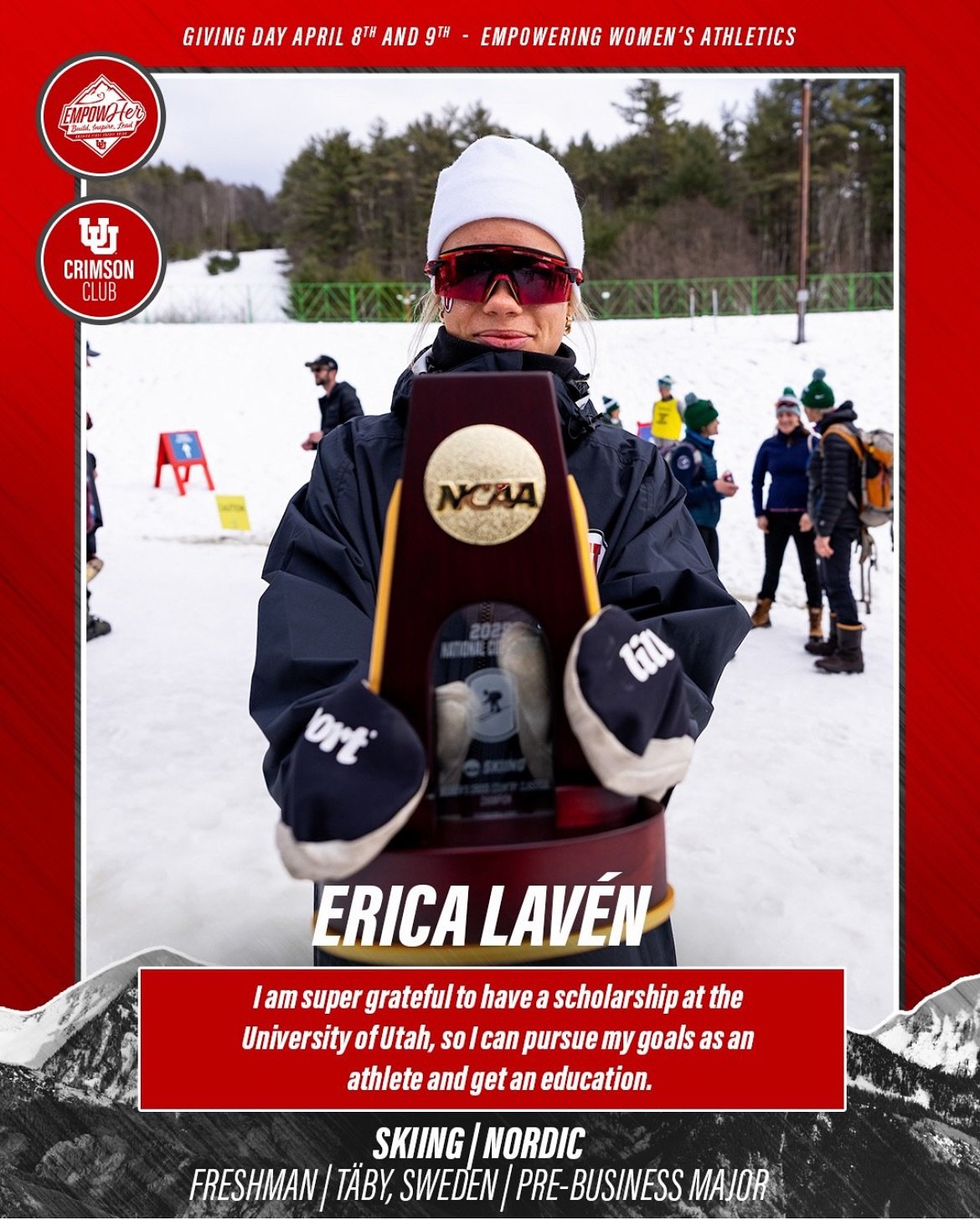 Vi m&aring;ste ge en hyllning till v&aring;r klubb&aring;kare Erica Lav&eacute;n som har gjort dundersucc&eacute; i USA den senaste s&auml;songen d&auml;r hon har tr&auml;nat, t&auml;vlat och studerat! 🇺🇸🏆 

Lite i skymundan av alla svenska och eu