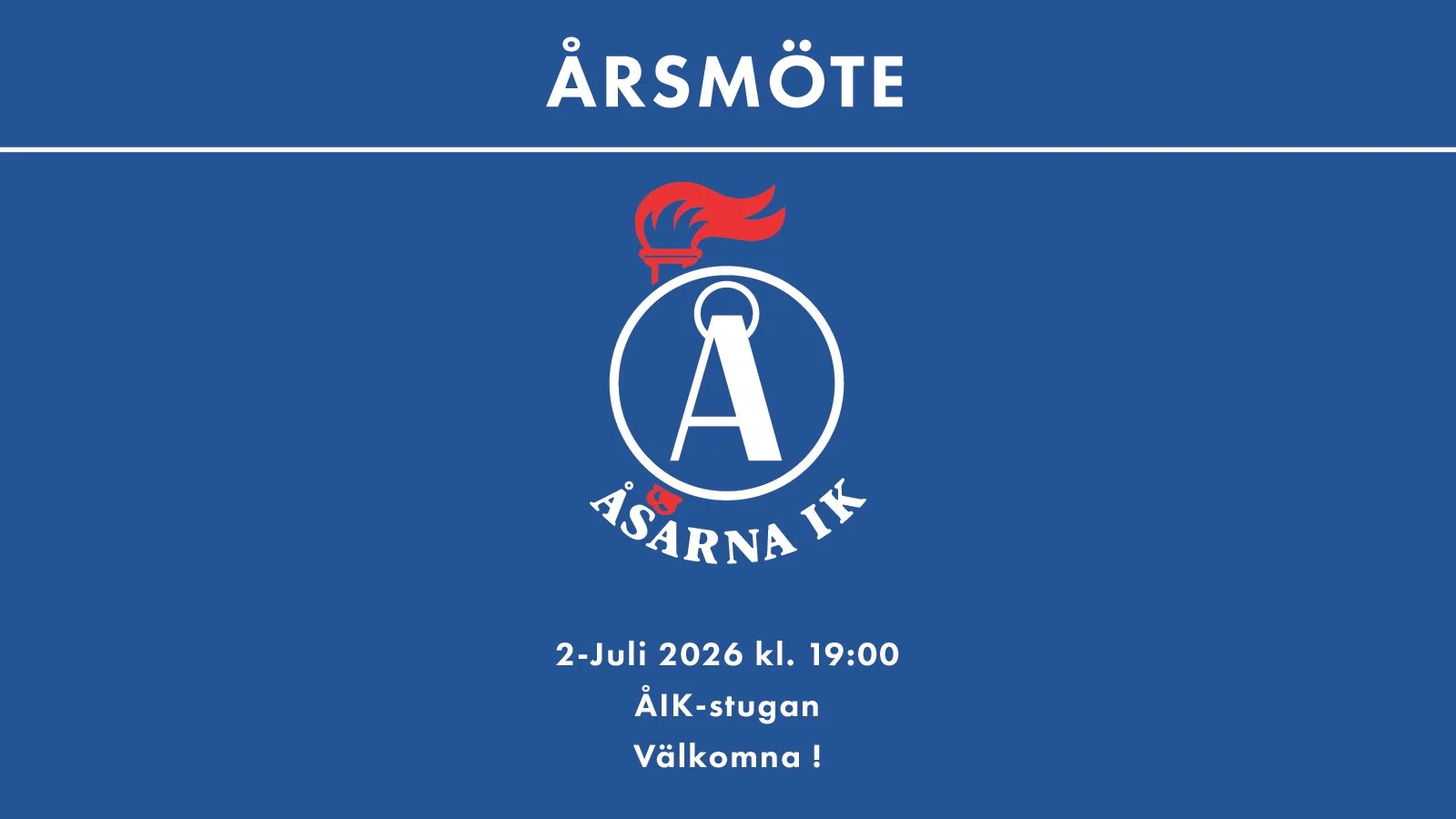 ÅRSMÖTE 2026