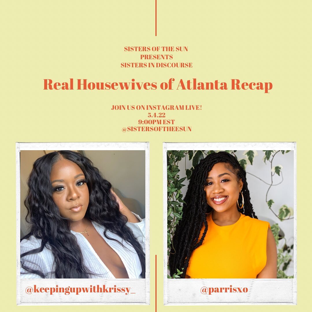 THE iconic Real Housewives of Atlanta is back! 🍑

My bestie @keepinupwithkrissy_ and I will be going live every other week to share our thoughts on the episode &amp; the impact of #rhoa ! 🤪

#rhoa #blackwomen #realitytv #neneleakes #kenyamoore #bla