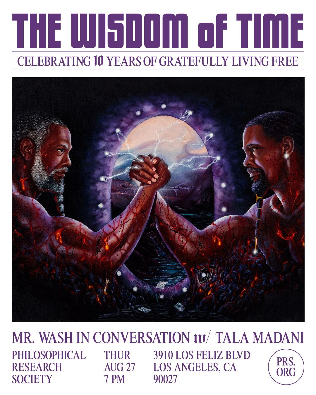 Invite: Mr. Wash on ten years free @ PRS 8/27