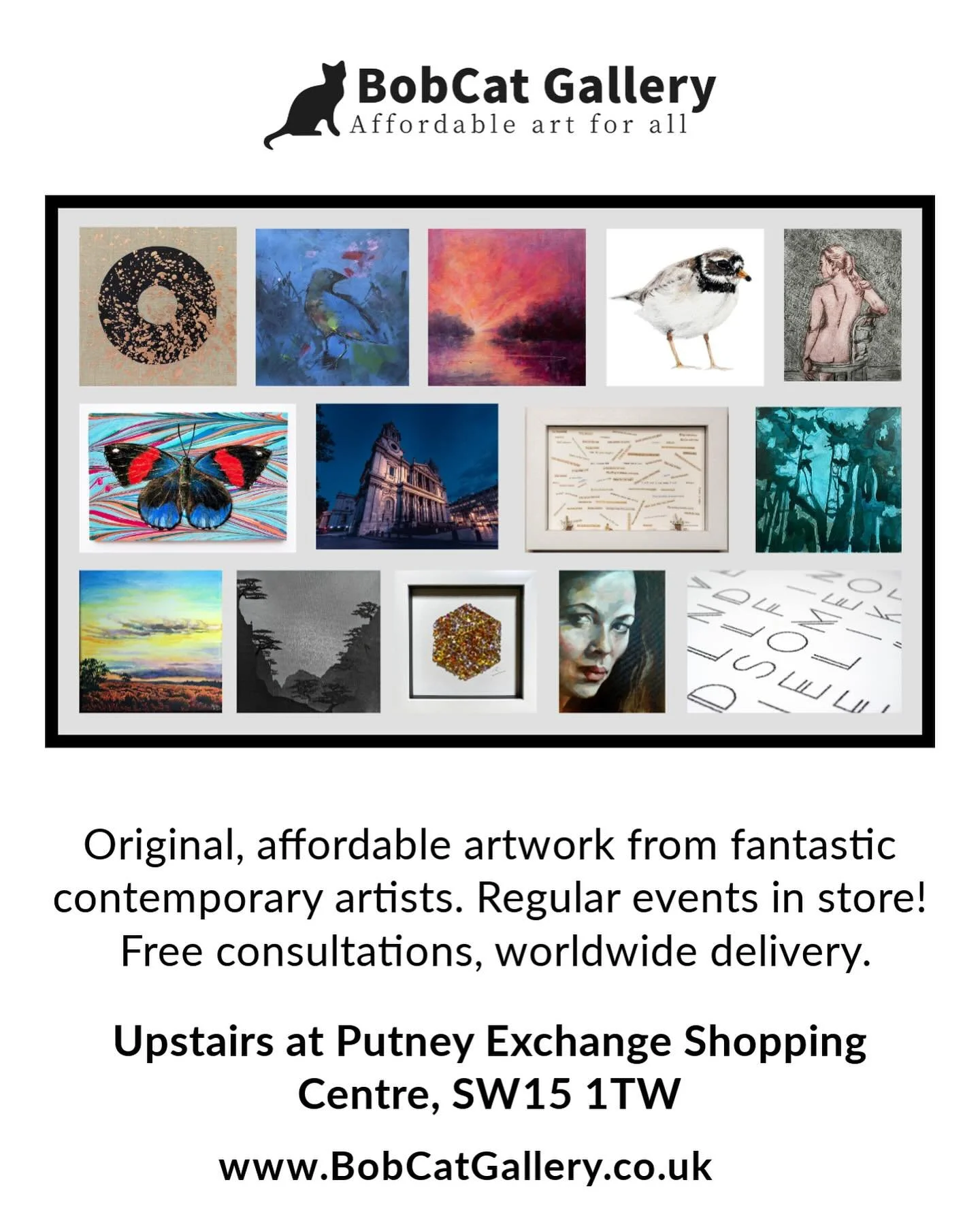 Next up&hellip;. A selection of my paintings and tapestries will be available @bobcatgallery for the month of November. Come along to meet the November artists on Thursday 6th from 5.30-7.30pm. 

.
.
.
.
.
.
.
#artcollector #igartists #contemporaryar