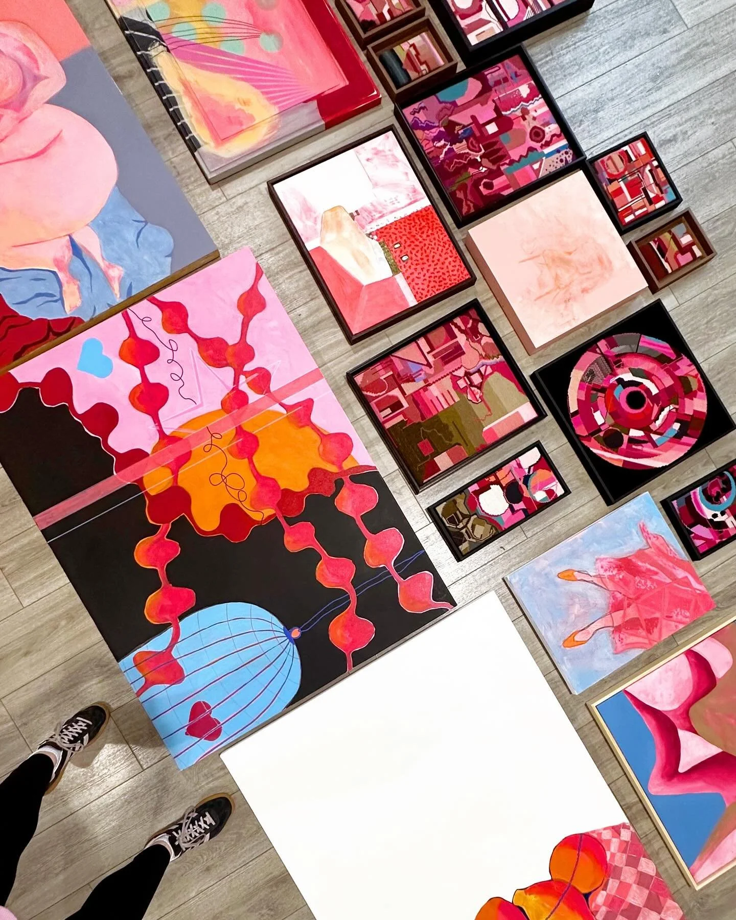 Braved the rain and crazy traffic to deliver a fresh collection of work to @bobcatgallery - available from Friday 31st&hellip; 

.
.
.
.
.
.
.
#artcollector #igartists #contemporaryart #britishartist #artistlife #fineartists #artistsofinstagram #fema