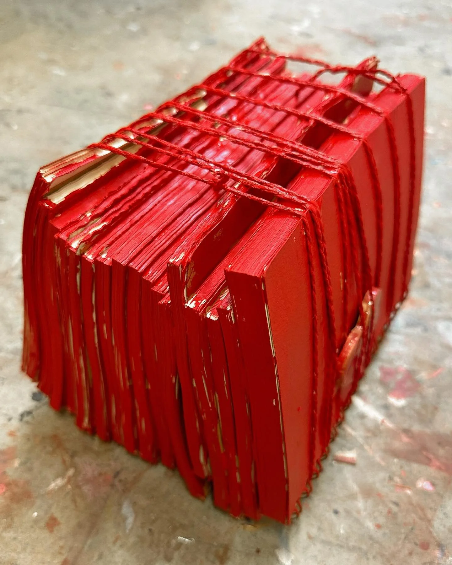 On 11 October 2023 I started writing every day - this was before I read The Artist&rsquo;s Way but they have been sort of morning pages. This object is my first 2 years&rsquo; worth of writing (which is apparently approximately 500,000 words) - the f