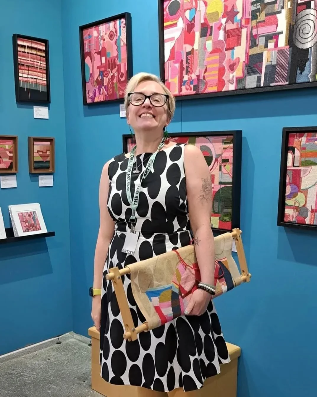 I had such a good time @theotherartfair in October that I&rsquo;ve decided to do it again! Save the dates 5-8 March - more details to follow nearer the time 😊 
.
.
.
.
.
.
.
.
.

#TheOtherArtFair #TheOtherArtFairLDN
#textileart #textileartist #women