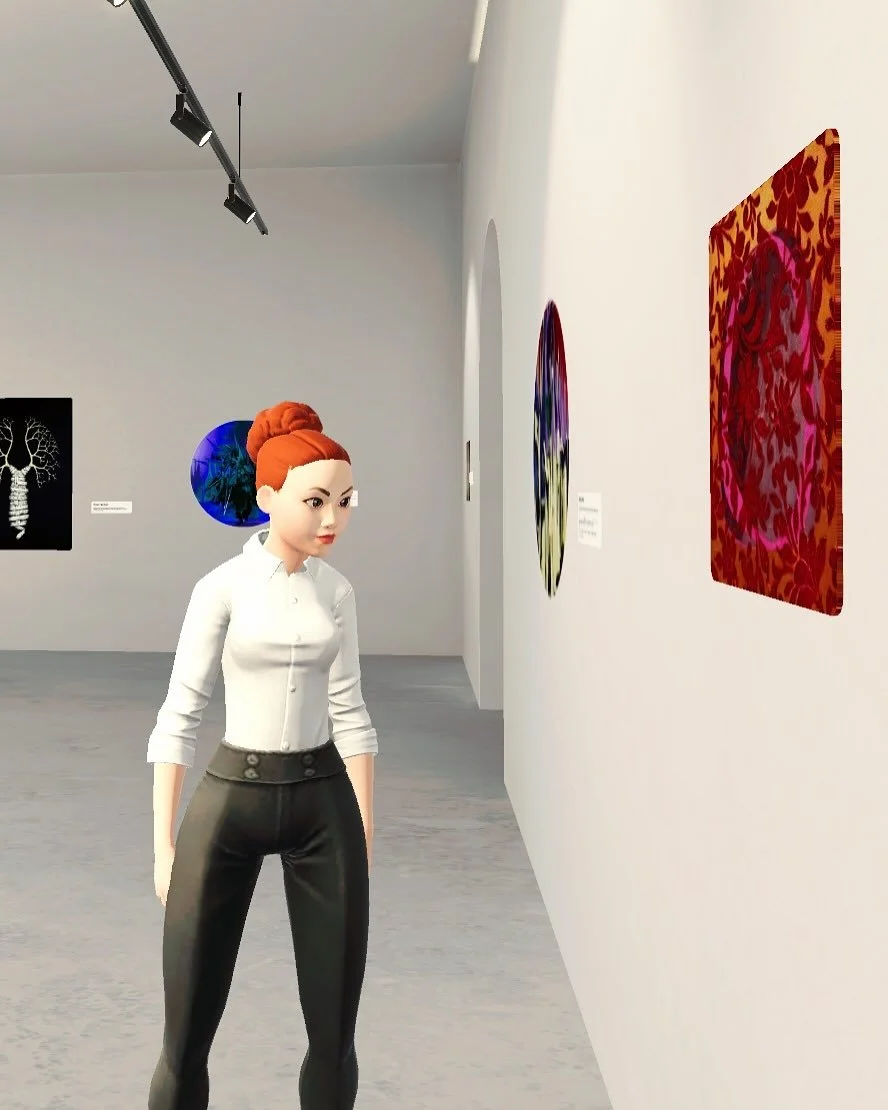 A different PV experience this evening (and as you can see I&rsquo;ve had quite the makeover!!). Had fun walking around Fusion &amp; Focus with lots of other @artcanorg members - do go and have a look/play yourself via the link in their profile. 
.
.