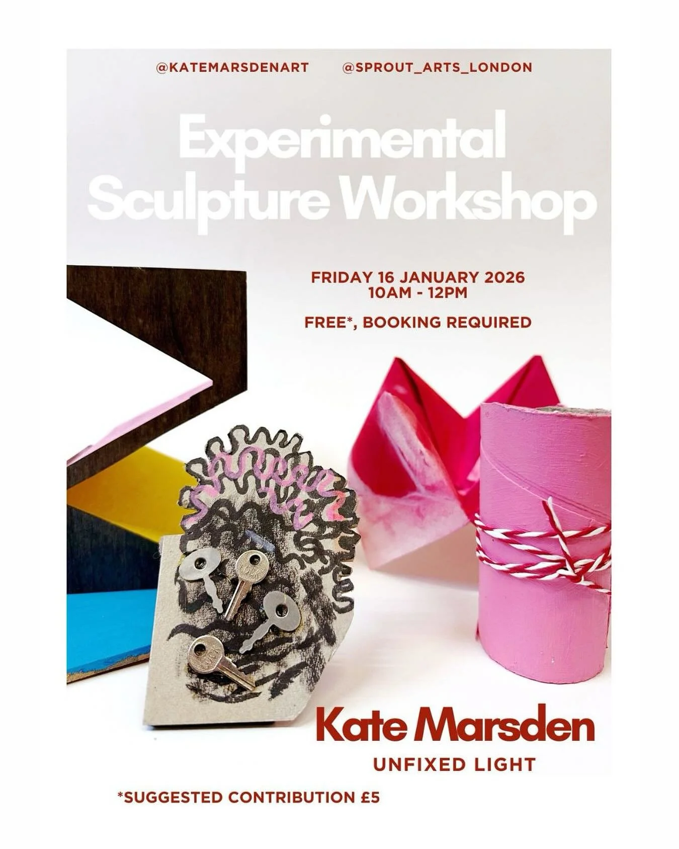 There have been some last minute cancellations for tomorrow morning&rsquo;s workshop so I have some spaces! Come and join us for free @sprout_arts_london from 10-12 - book via the link in my profile. 
.
.
. 
.
.
.
#tooting #streatham #furzedown #doit