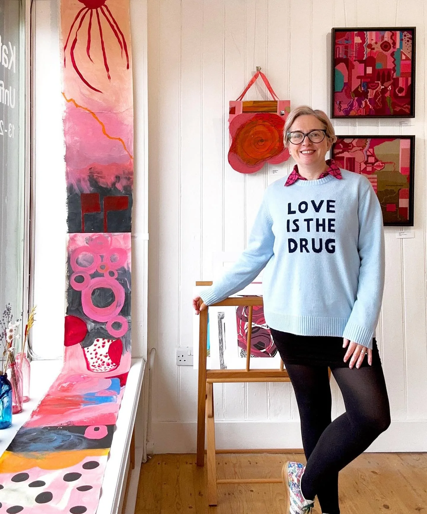 I&rsquo;m open @sprout_arts_london and the rain hasn&rsquo;t started (yet!). Come and say hello! 
.
.
.
.
.
.
.
#femaleartist #womenartists 
#wandsworth #tooting #streatham