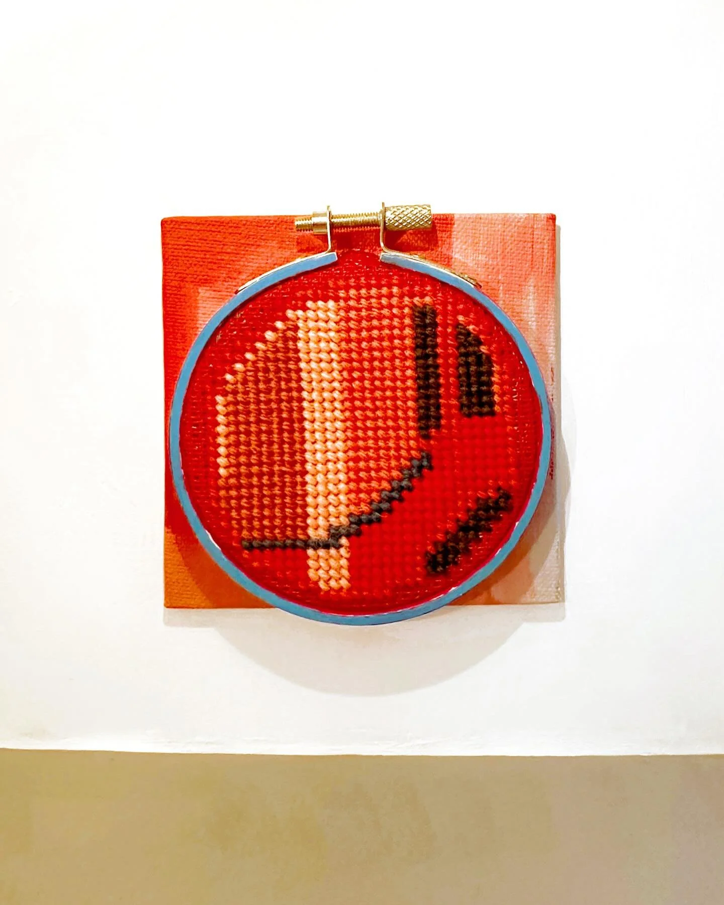 &ldquo;No Words&rdquo; @small_house_gallery 
.
.
.
.
.
#textileart #textileartist #contemporaryart #femaleartist #womenartists