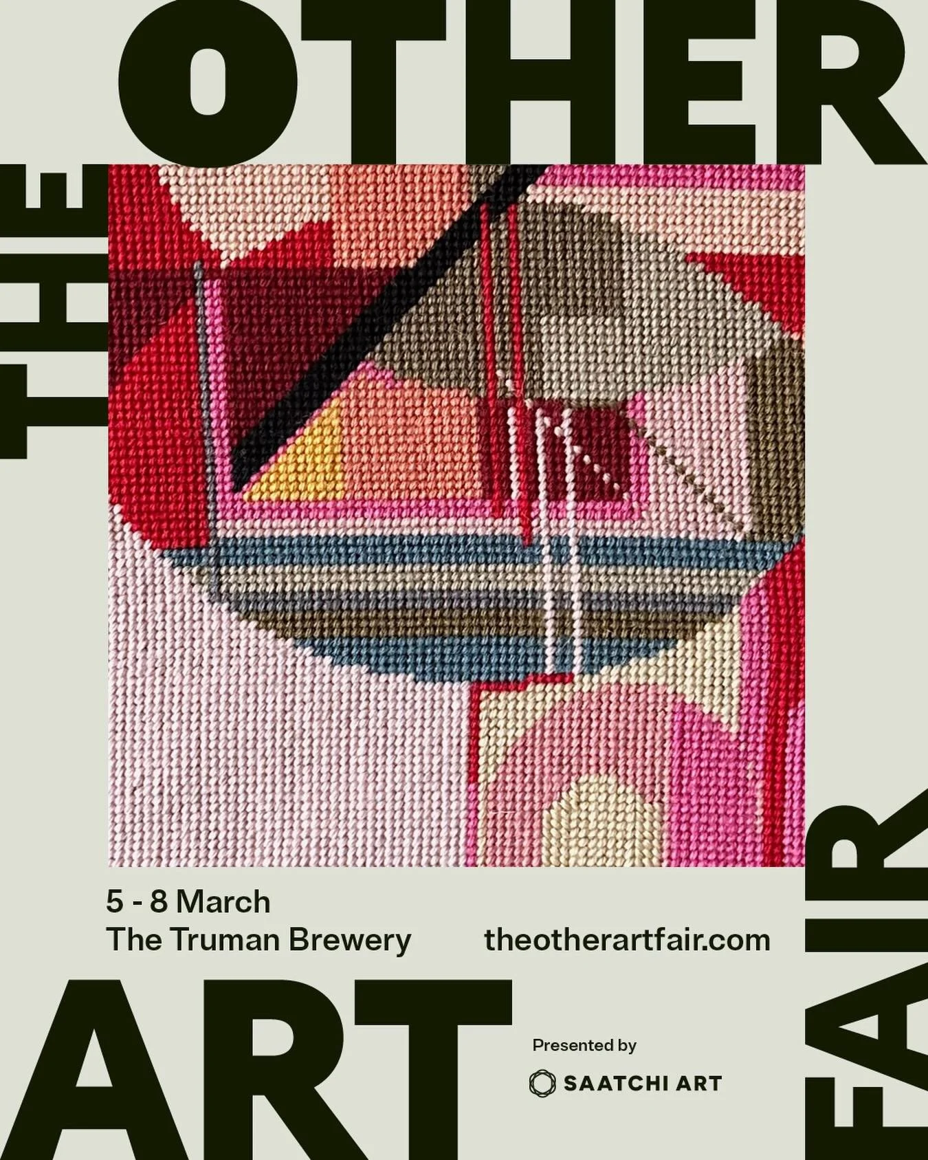Not long now! Join my mailing list for a chance to get FREE tickets to @theotherartfair - link in profile. 
.
.
.
.
.
.
.
.
.

#TheOtherArtFair #TheOtherArtFairLDN
#textileart #textileartist #womenartists