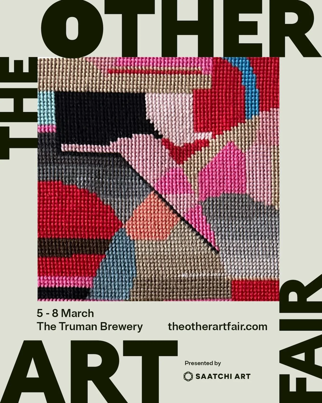3 weeks to go! Get your @theotherartfair tickets via the link in my profile (20% off with code 20KATEM). 
.
.
.
.
.
.
.
.
.

#TheOtherArtFair #TheOtherArtFairLDN
#textileart #textileartist #womenartists