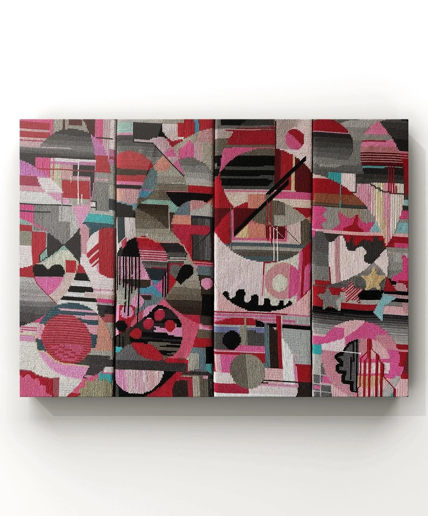 Four new tapestries finished in time for @theotherartfair - come and see them between 5-8 March @trumanbrewery 
.
.
.
.
.
.
.
.
.

#TheOtherArtFair #TheOtherArtFairLDN
#textileart #textileartist #womenartists